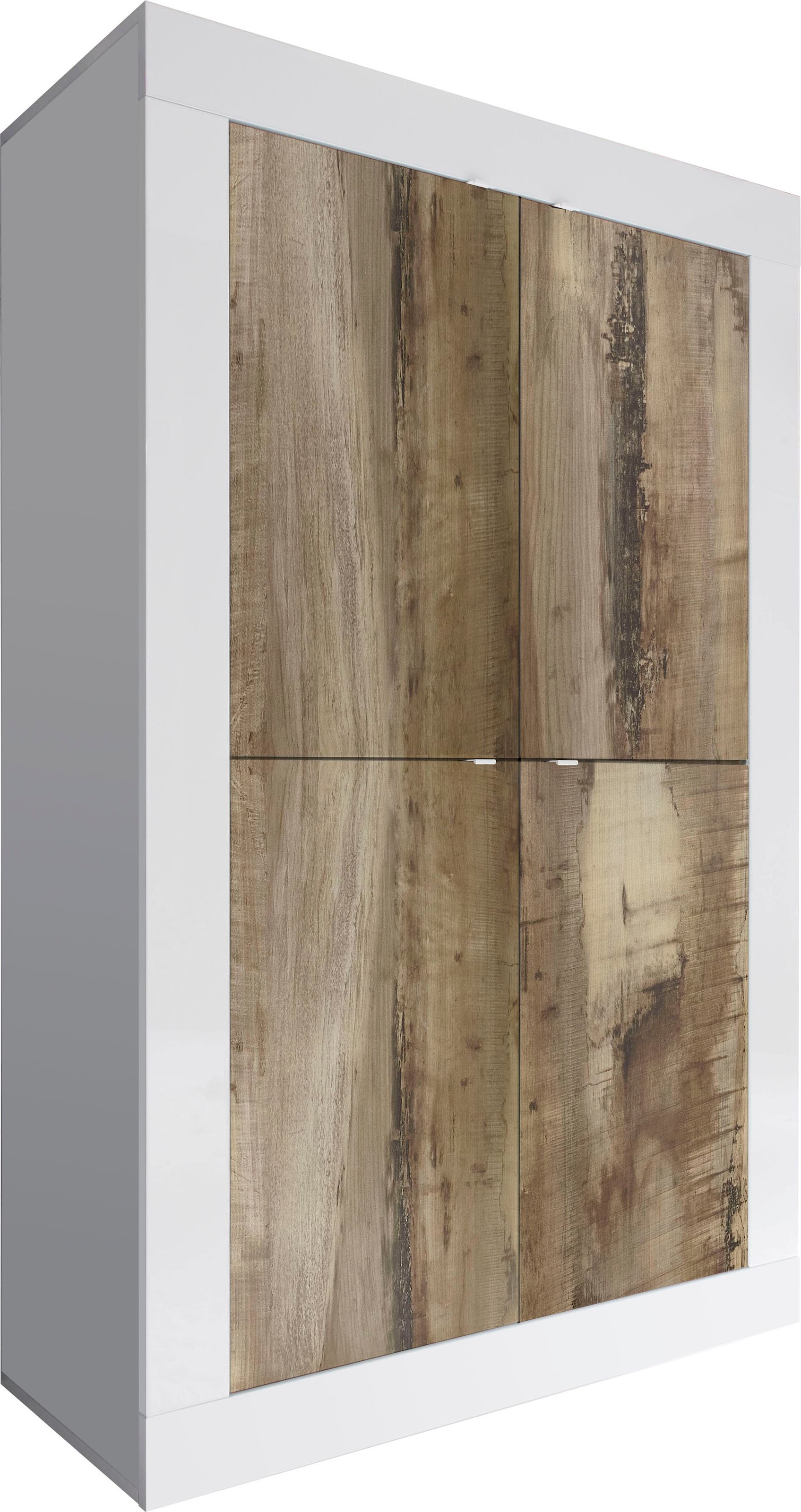 INOSIGN Highboard »Basic Höhe 162 cm, Breite 102 cm, Kommode 4 Türen, Hochkommode«, Metallgriff, moderne Rahmenoptik, viel Stauraum, Farbauswahl