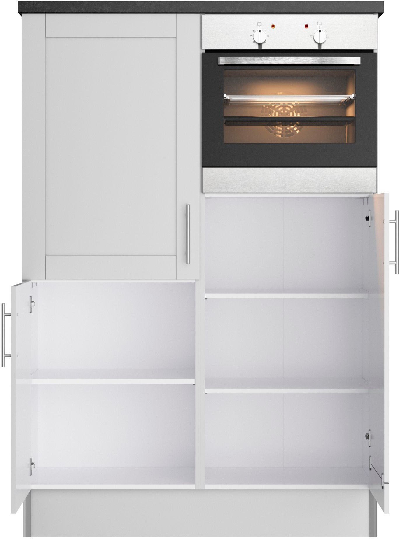 ❤ OPTIFIT Küche »Ahus«, Breite 120 cm,wahlweise mit  E-Geräten,Soft-Close-Funktion kaufen im Jelmoli-Online Shop
