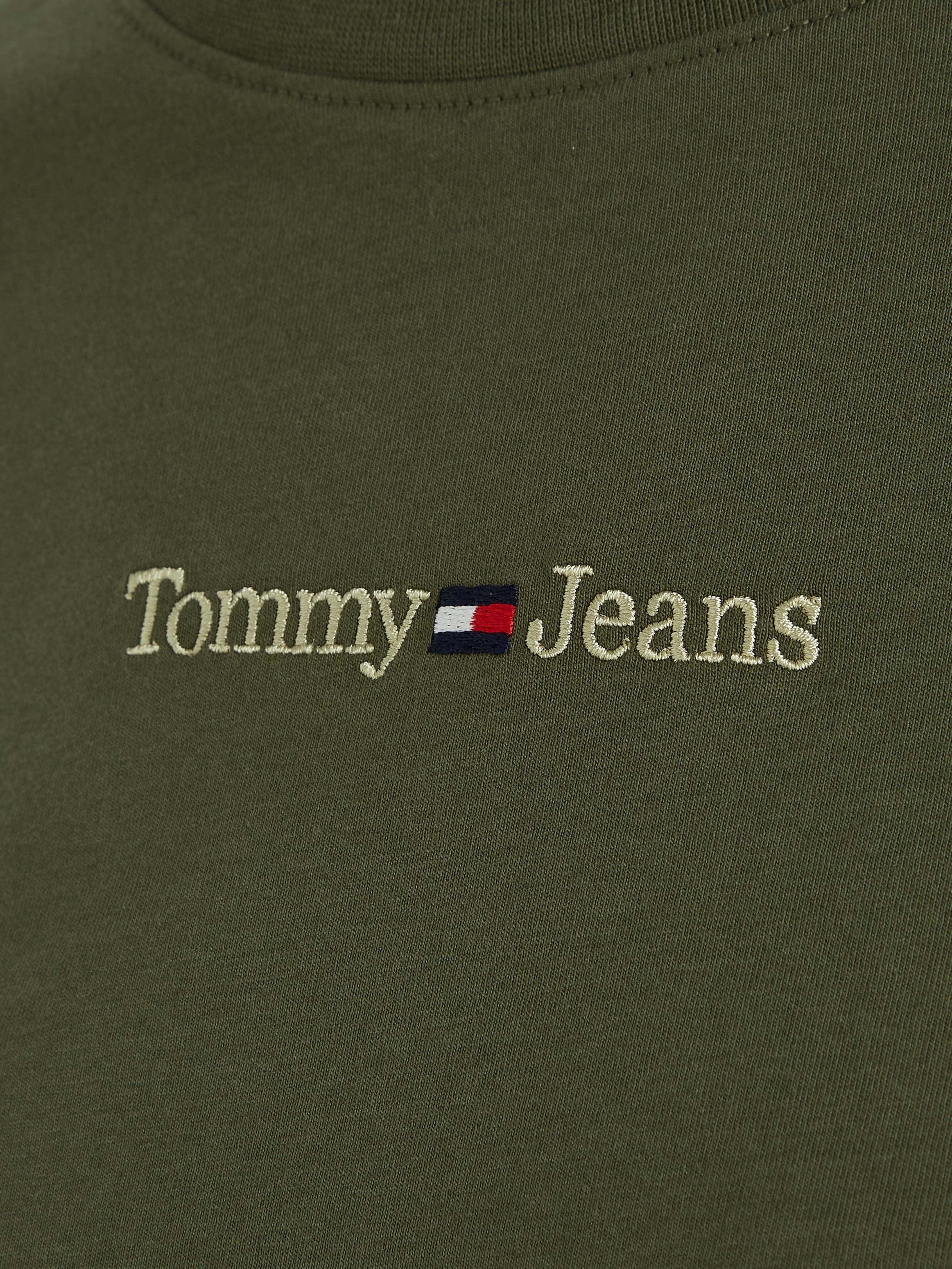 Logo-Schriftzug Jeans Jelmoli-Versand | Jeans LS«, mit »TJW LINEAR GOLD BBY Linear shoppen Tommy Langarmshirt Tommy online SERIF