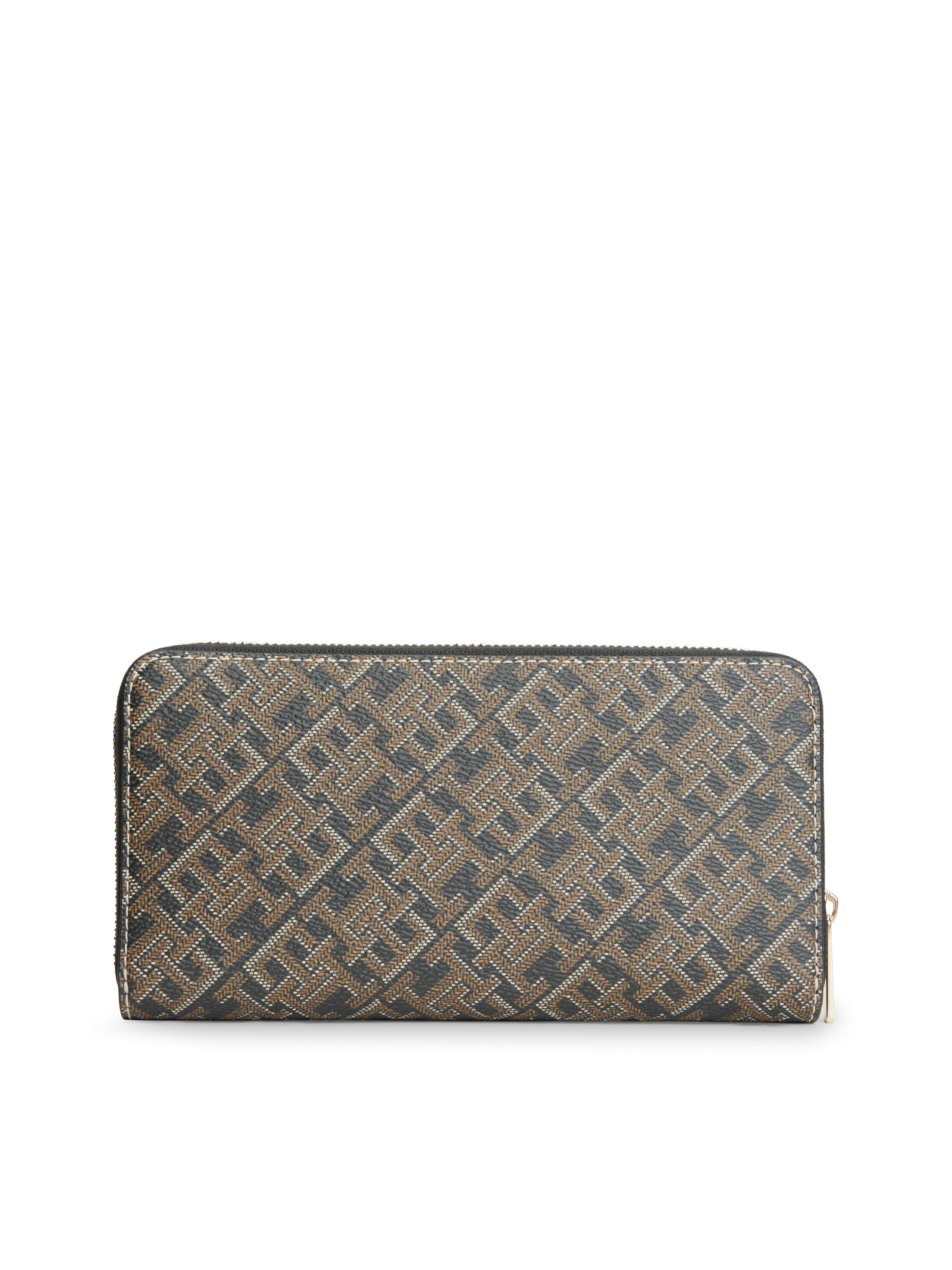 Tommy Hilfiger Geldbörse Th Icon Lrg Za Mono Print AW0AW18996 Bunt