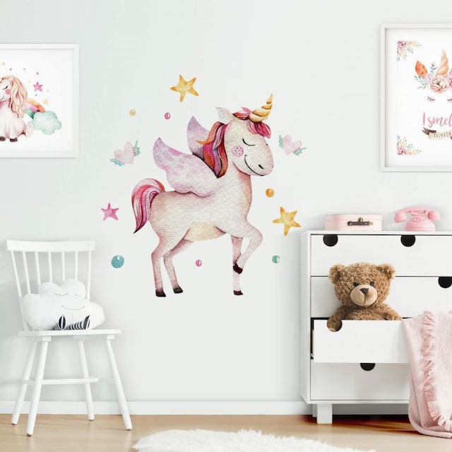 Wall-Art Wandtattoo »Pferde Aufkleber Einhorn Deko«, (1 St.) online kaufen  | Jelmoli-Versand