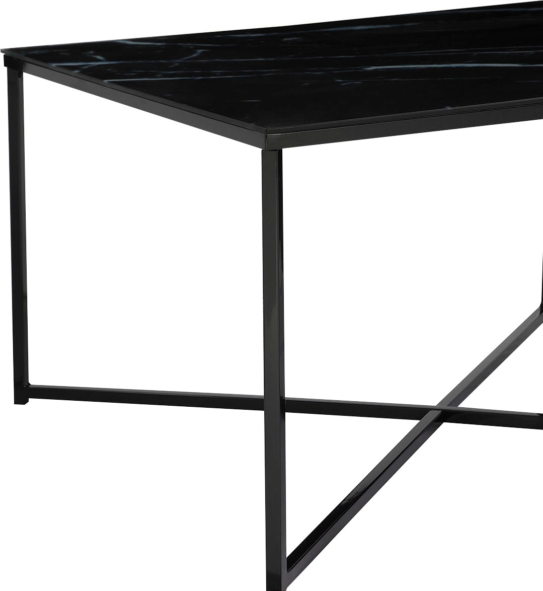 SalesFever Couchtisch »Caorle Couchtisch im eleganten Stil«, Eleganz trifft Funktion: Tischplatte in Marmoroptik