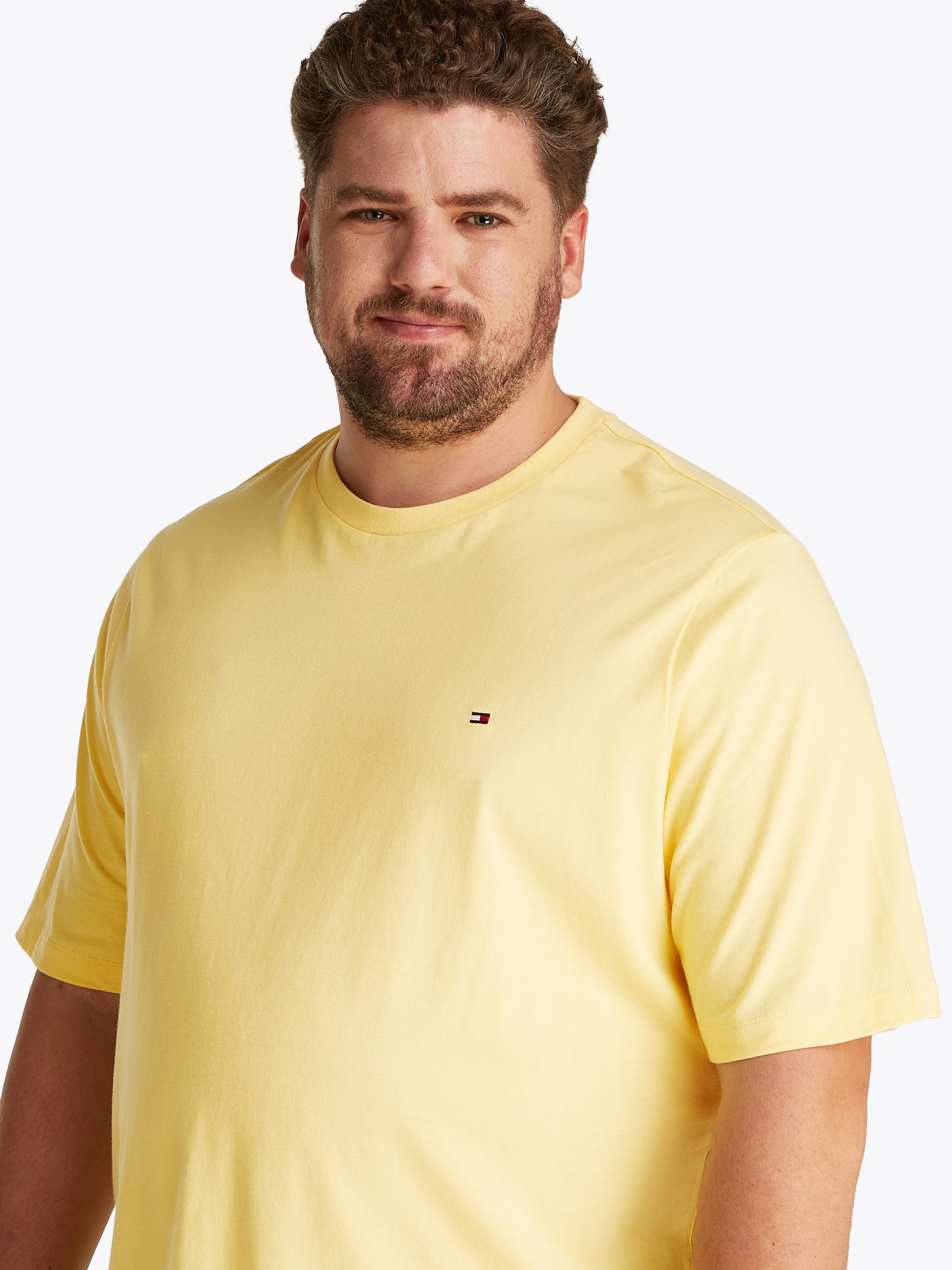 Tommy Hilfiger Big & Tall T-Shirt »BT-ESSENTIAL REG FIT SOLID TEE-B«, Grosse Grössen