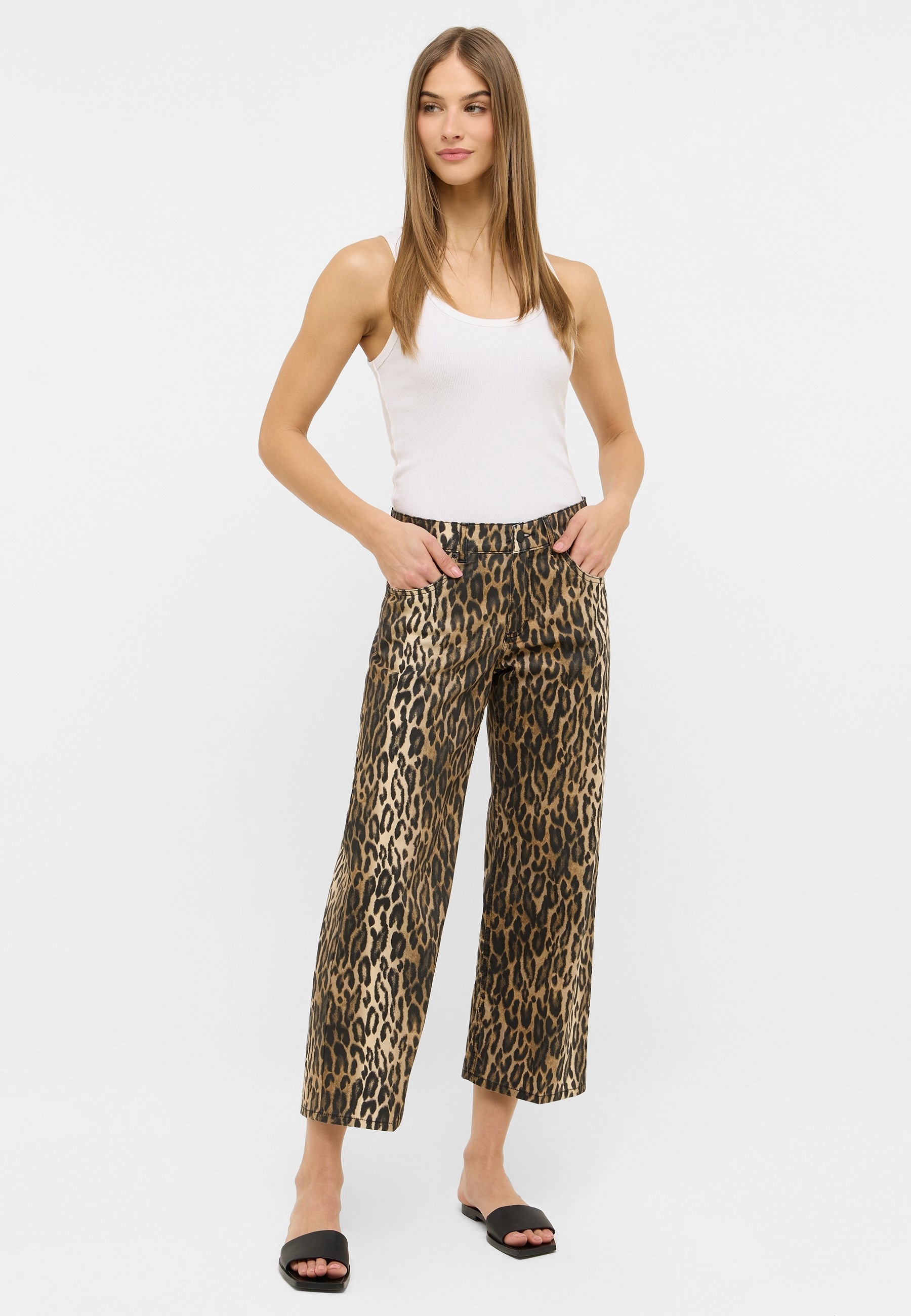 ANGELS 3/4-Hose »LINN«, im Leo-Look