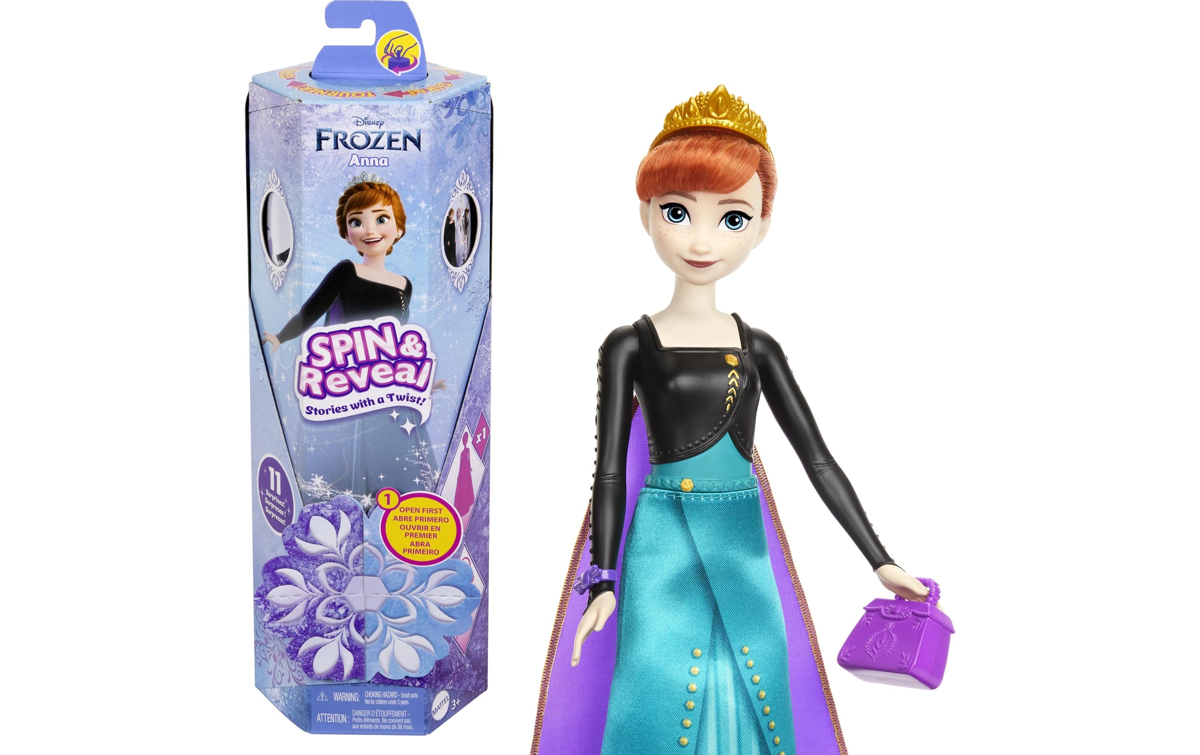 Disney Frozen Spielfigur »Disney Frozen Anna Spin & Reveal«