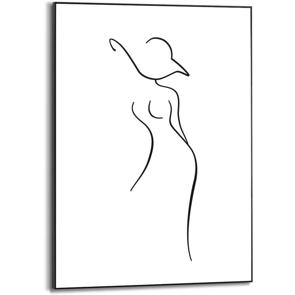 Reinders! Bild »Silhouette Frau - Abstrakt - Linienzeichnung - Modern«, Landschaften, (1 St.)