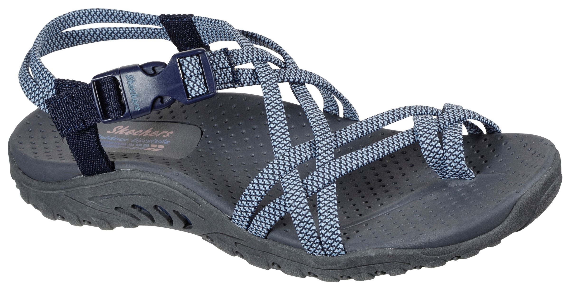 Sandale »REGGAE-IRIE MON«, Sommerschuh, Sandalette, Keilabsatz, mit Stretch Fit Funktion