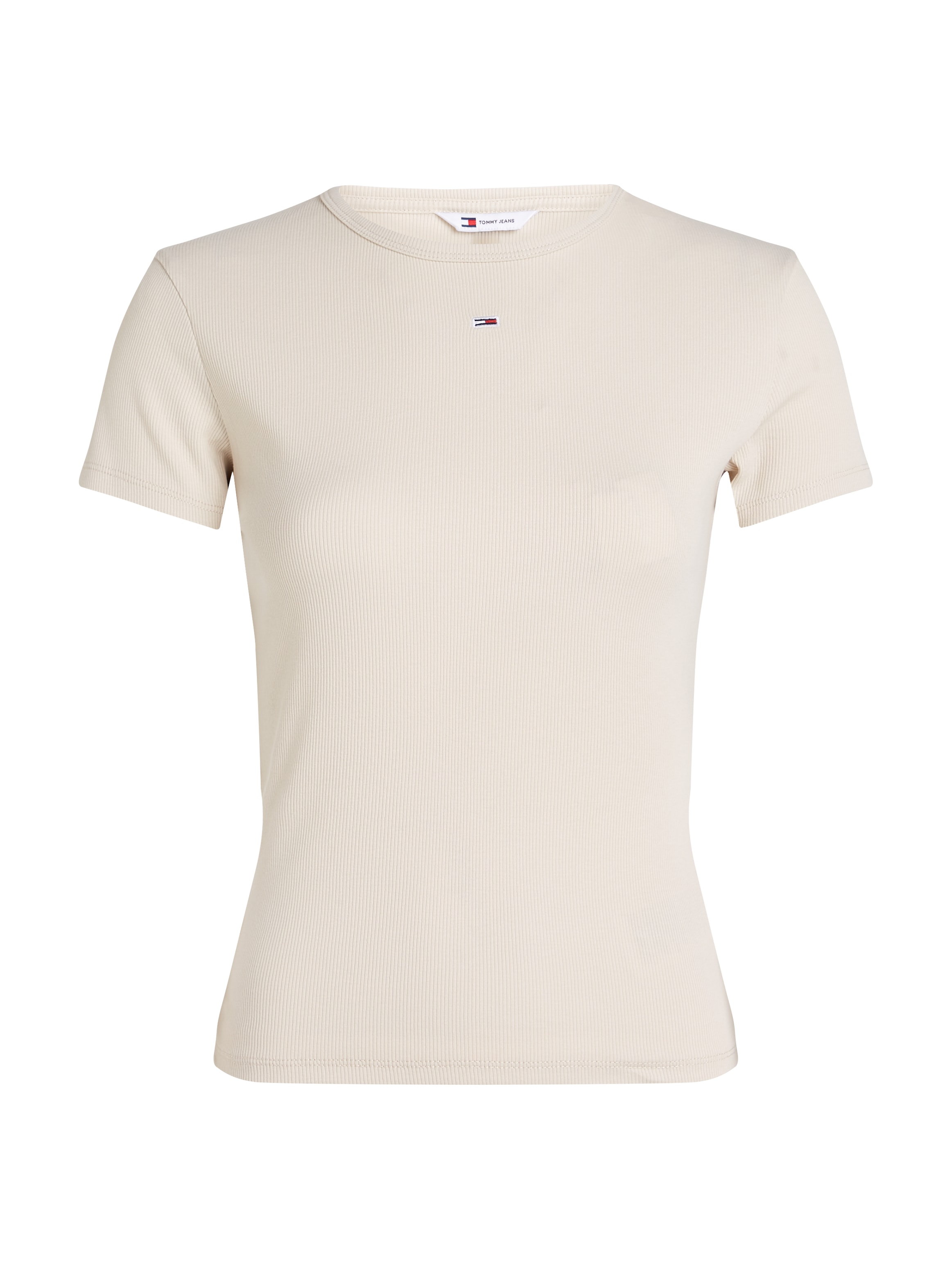 Tommy Jeans T-Shirt »TJW SLIM ESSENTIAL RIB SS«, mit gerippter Struktur