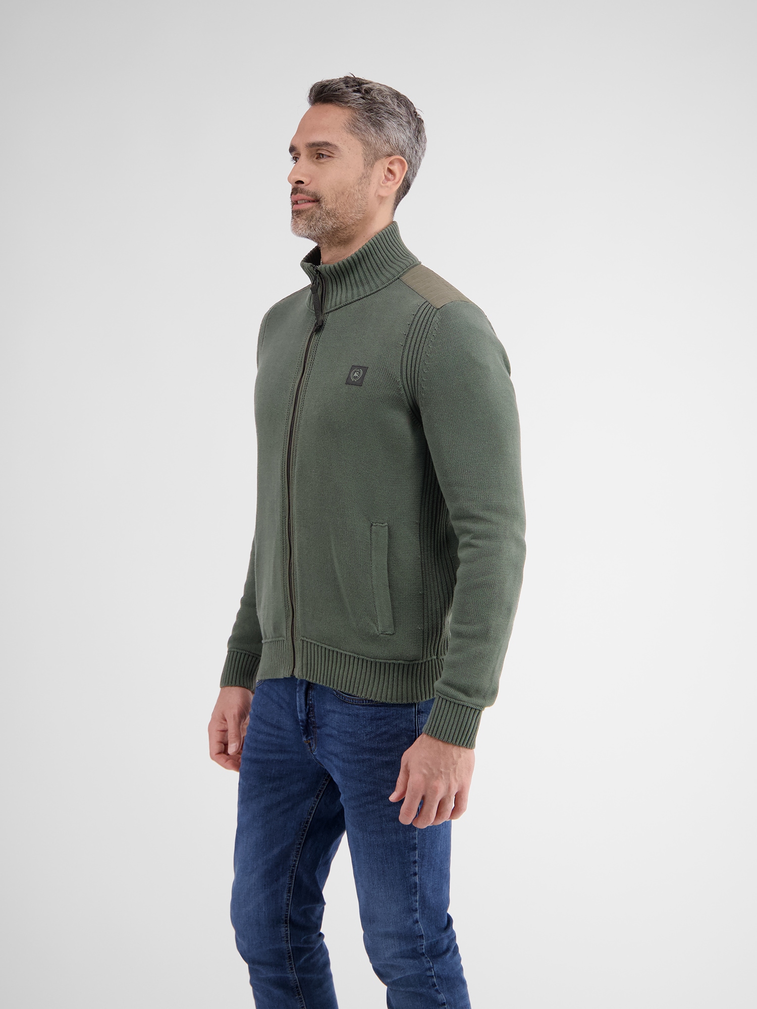 LERROS Strickjacke »LERROS Strickjacke unifarben«