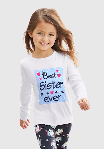 KIDSWORLD Langarmshirt »Best Sister ever«, Druck kaufen