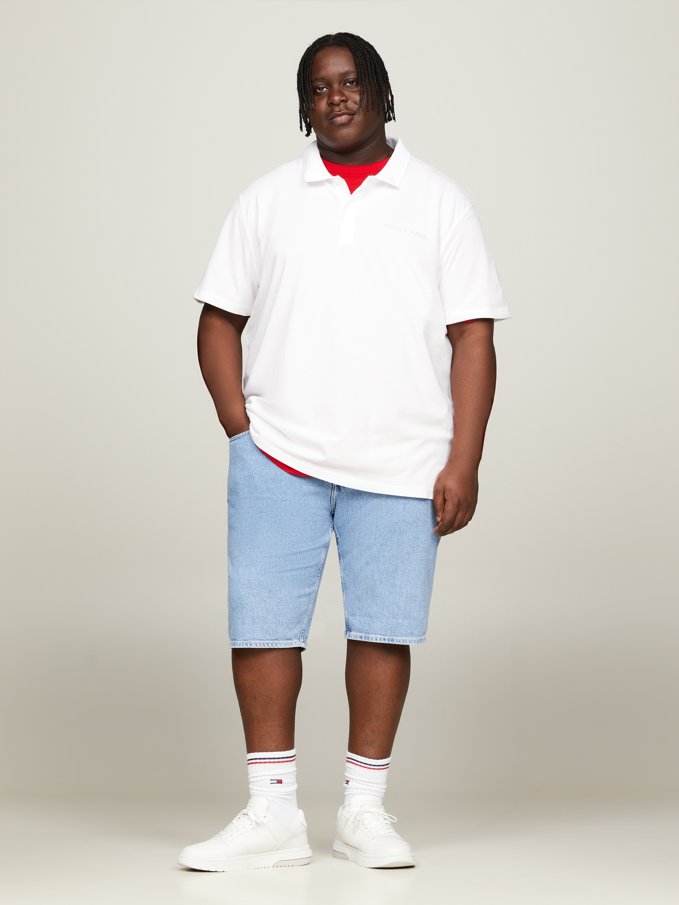 Tommy Jeans Plus Jeansshorts »Plus Ronnie Short«, Grosse Grössen