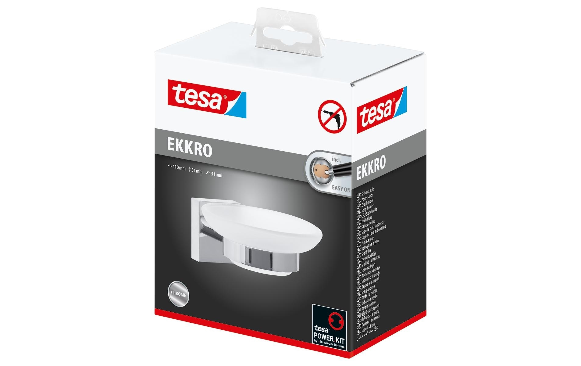 tesa Badregal »Ekkro Weiss, Metall«