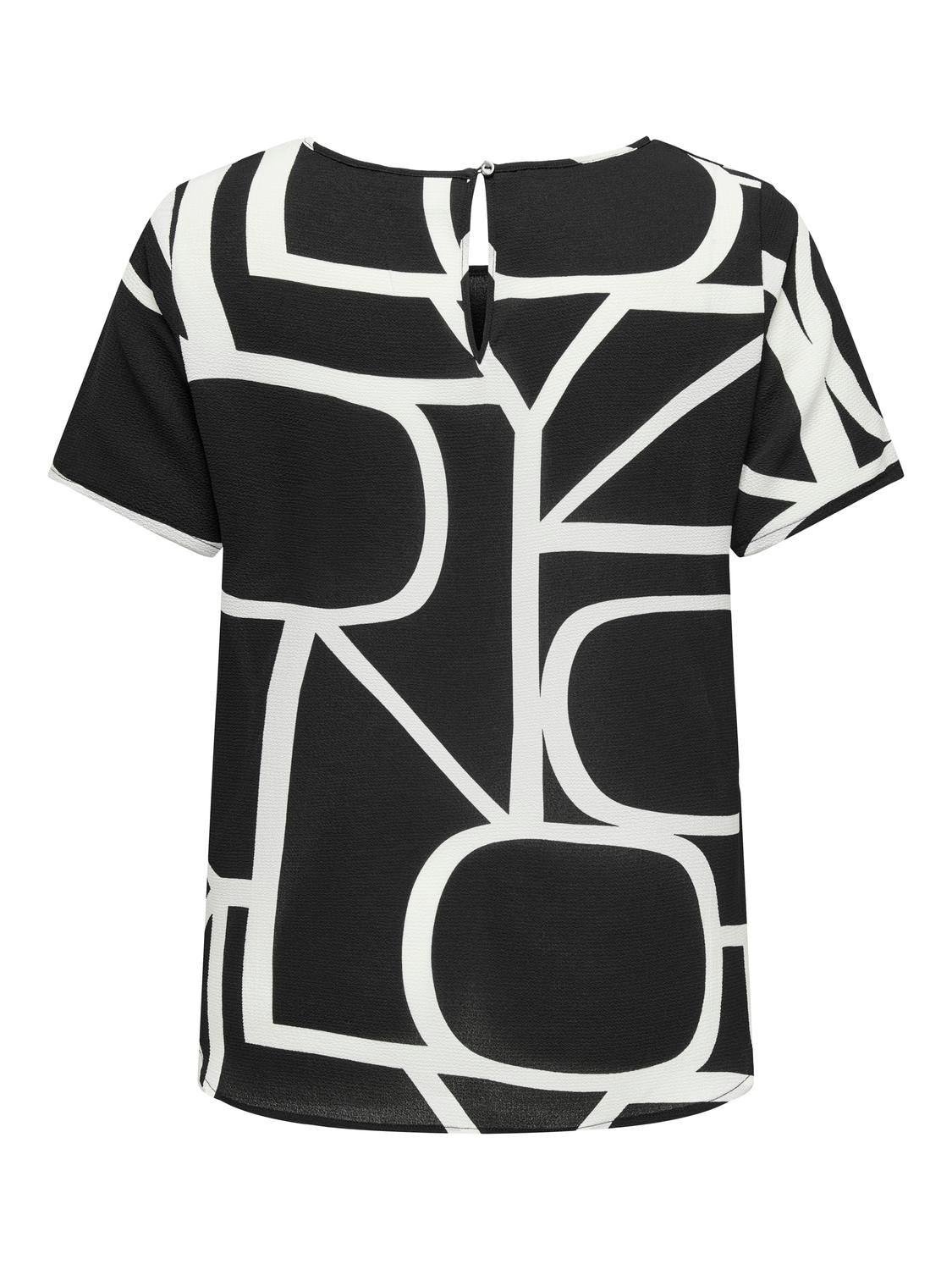 ONLY CARMAKOMA Shirtbluse »CARVICA SS TOP WVN NOOS«