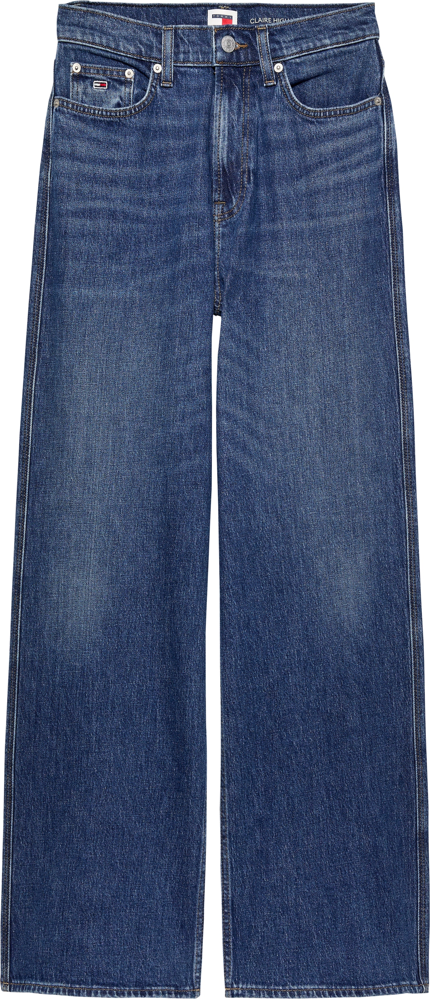 TOMMY JEANS Weite Jeans »Tommy Jeans CLAIRE - High Waist - Wide Leg«, mit Logo-Badge