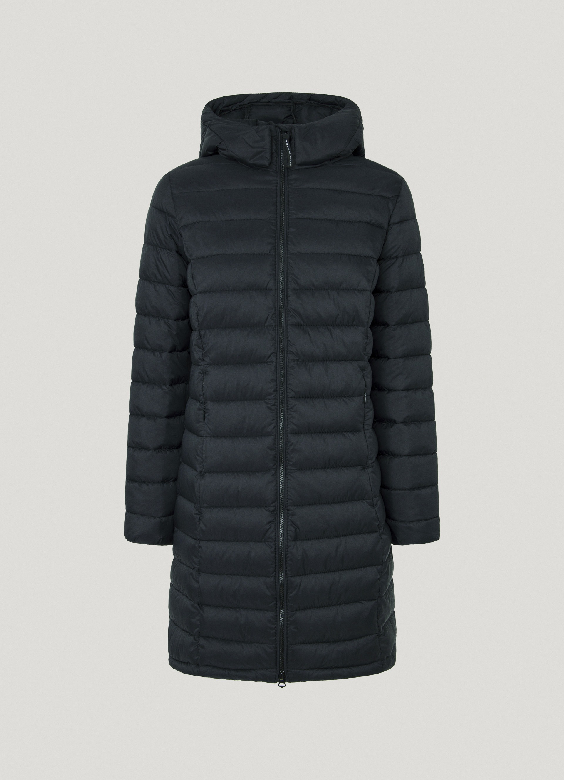 Pepe Jeans Outdoorjacke »AMMY LONG«, mit Kapuze, mit abnehmbarer Kapuze