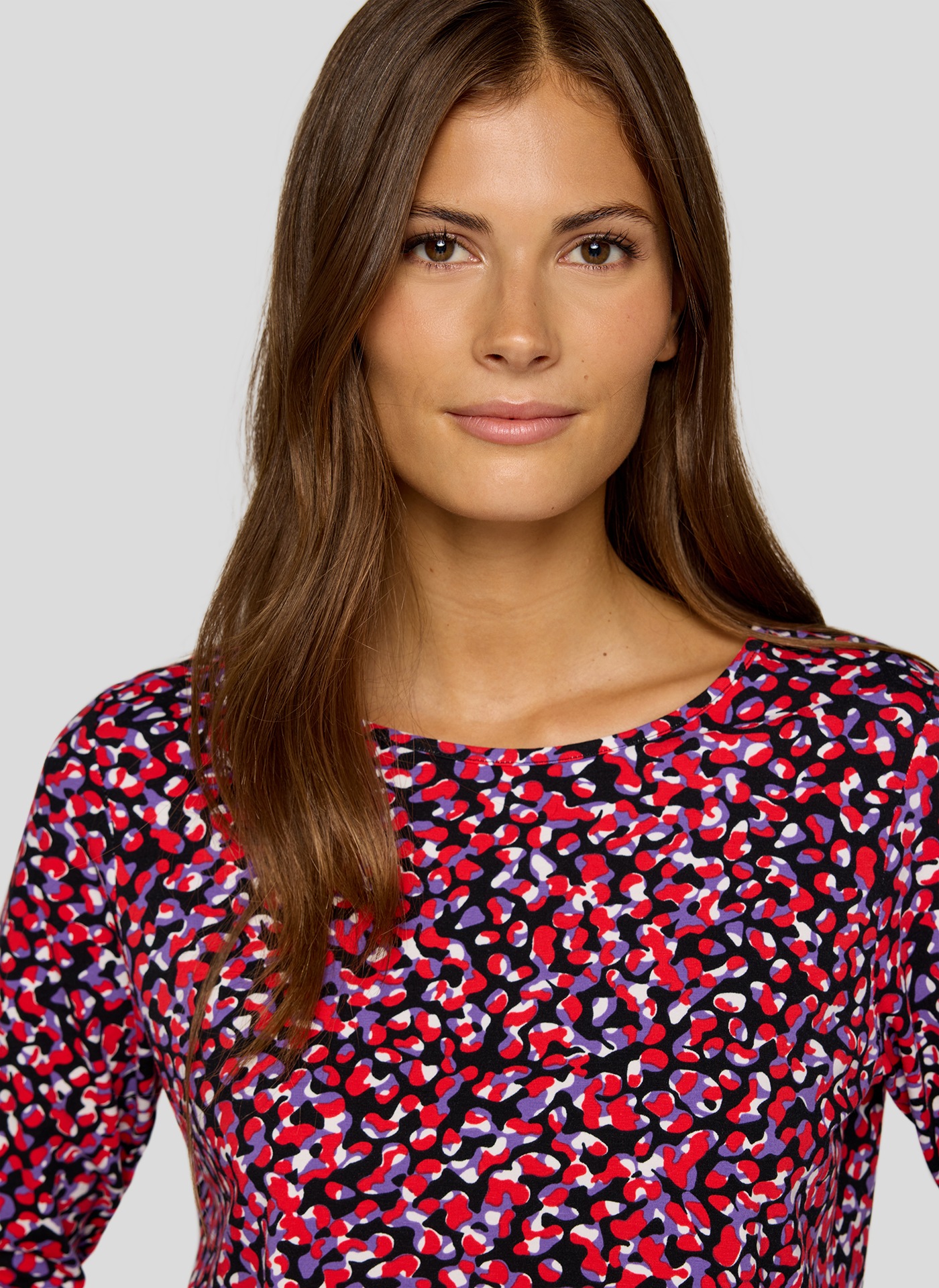 Rabe 3/4-Arm-Shirt, Sommershirt mit All-Over Print