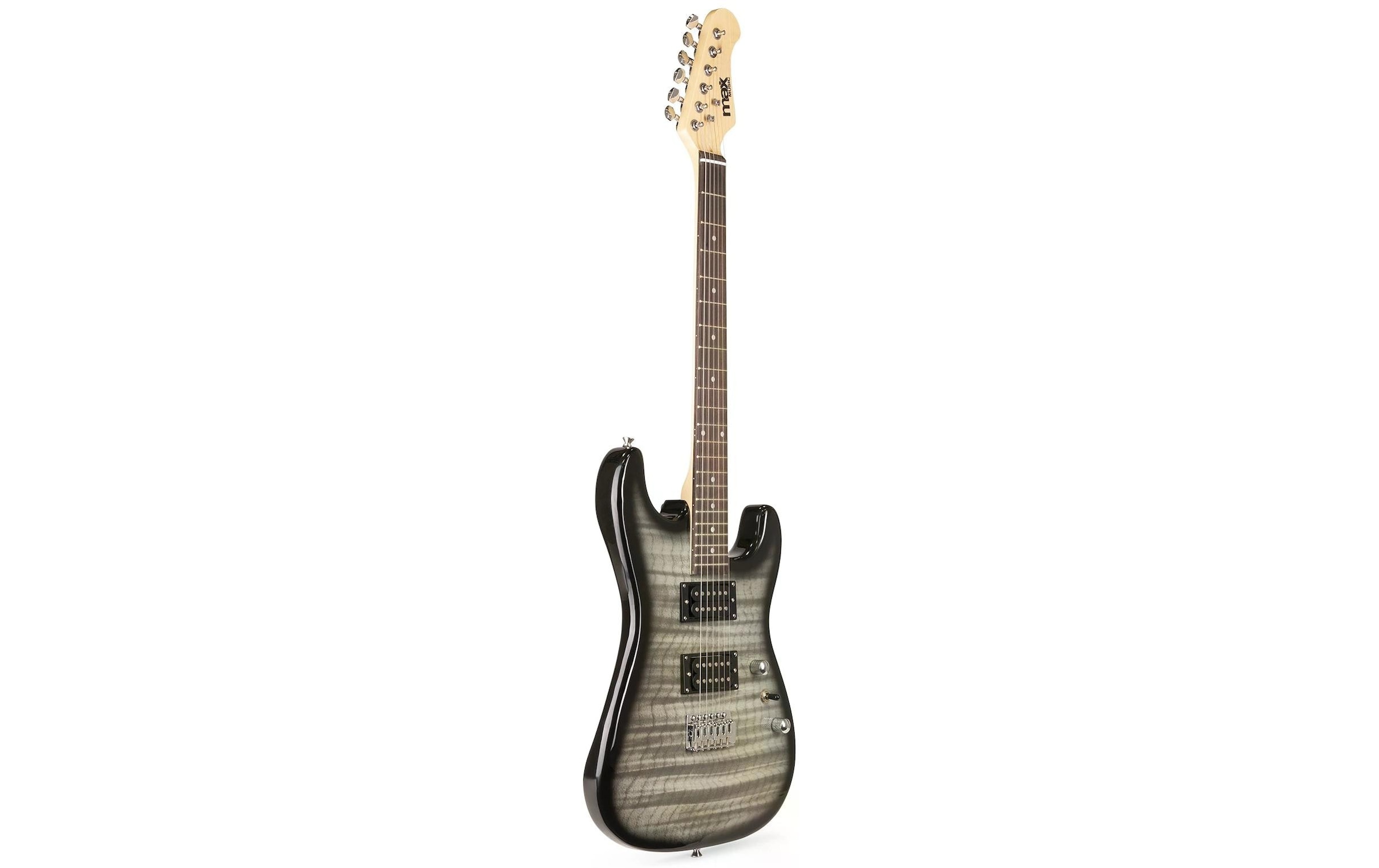 E-Gitarre »MAX GigKit Quilted Style Schwarz«