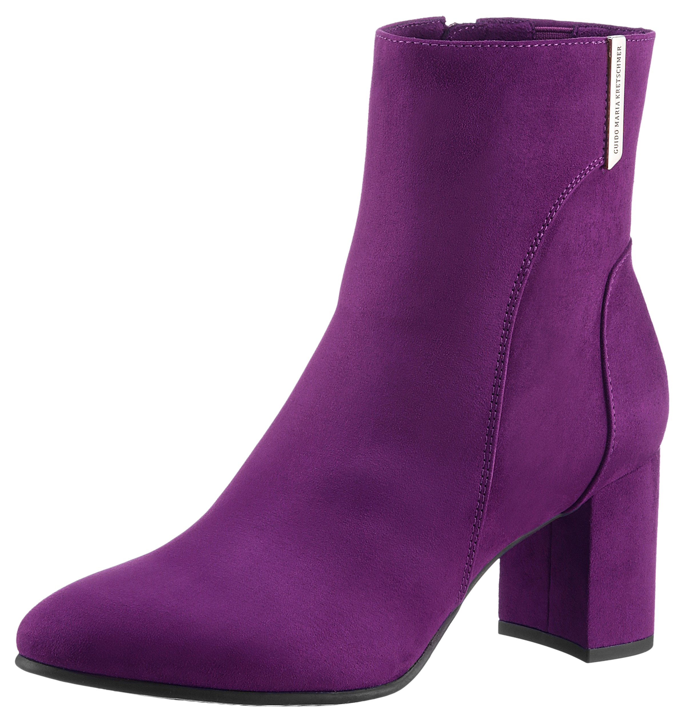 MARCO TOZZI by GMK Stiefelette »LODE«, Blockabsatz, Abendschuh, Businessschuh, Feel Me-Ausstattung
