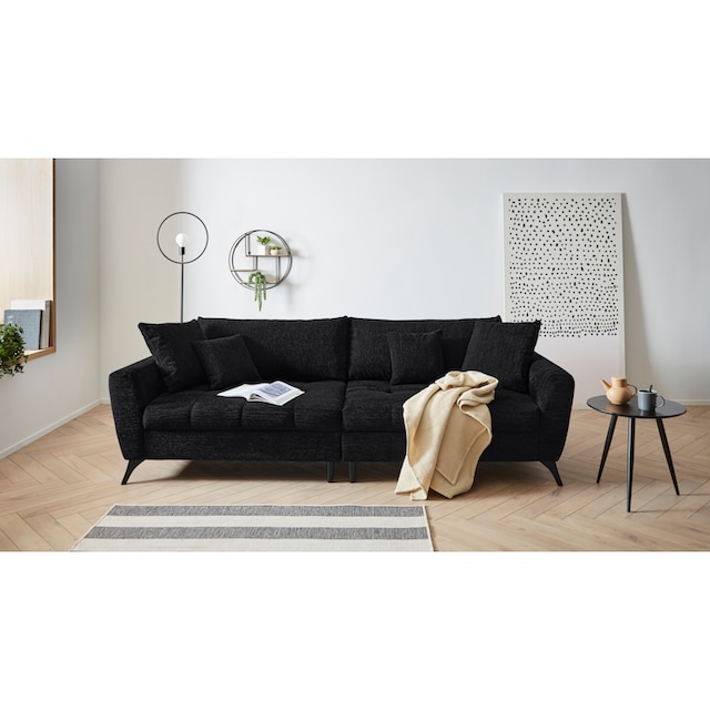 Sitzbereich, Big-Sofa Shop INOSIGN feine auch clean-Bezug, »Lörby«, im Jelmoli-Online mit lose im Kissen Steppung Aqua ordern ❤