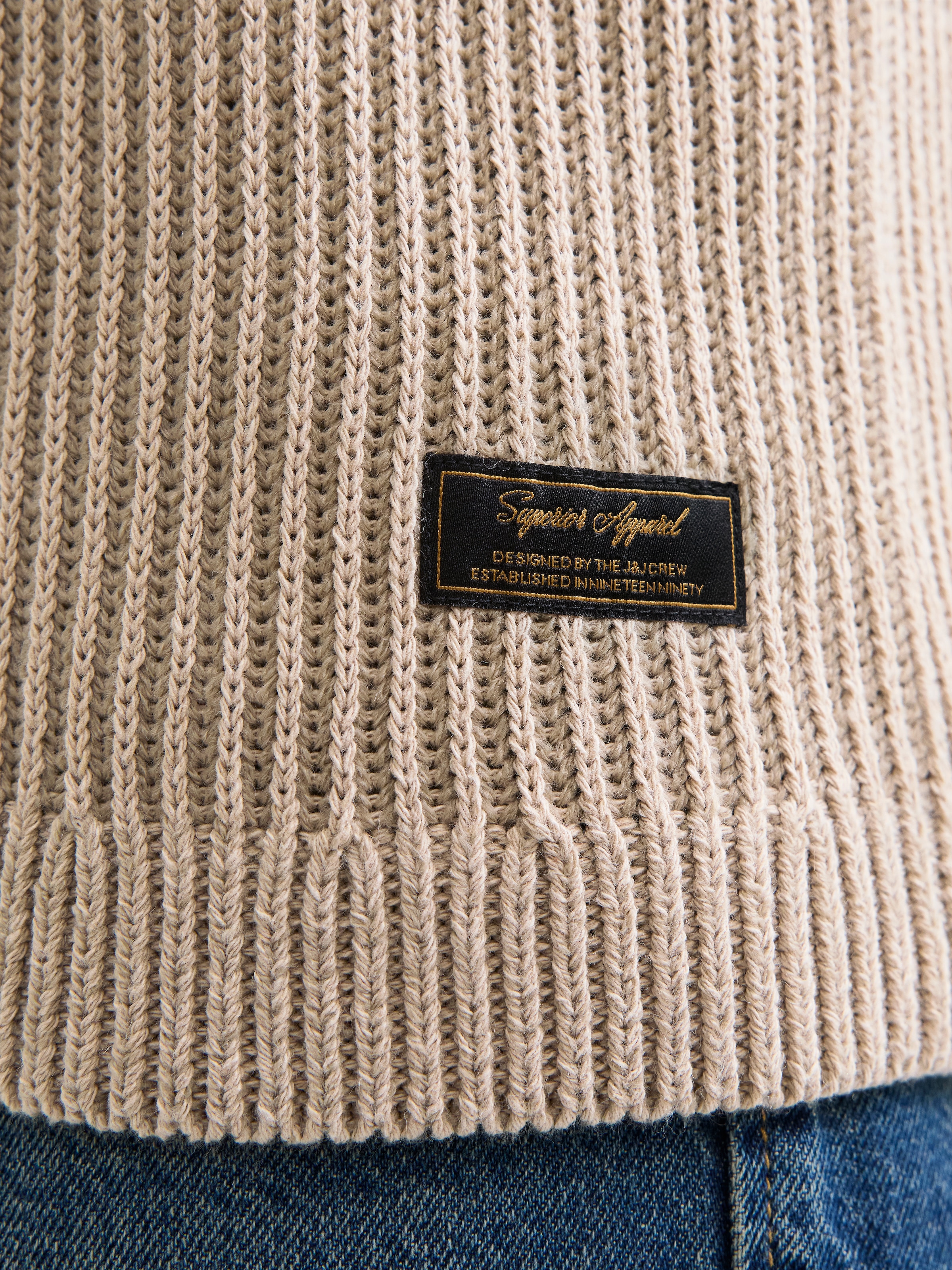 Jack & Jones Strickpullover »JJEDOVER KNIT CREW NECK SN«