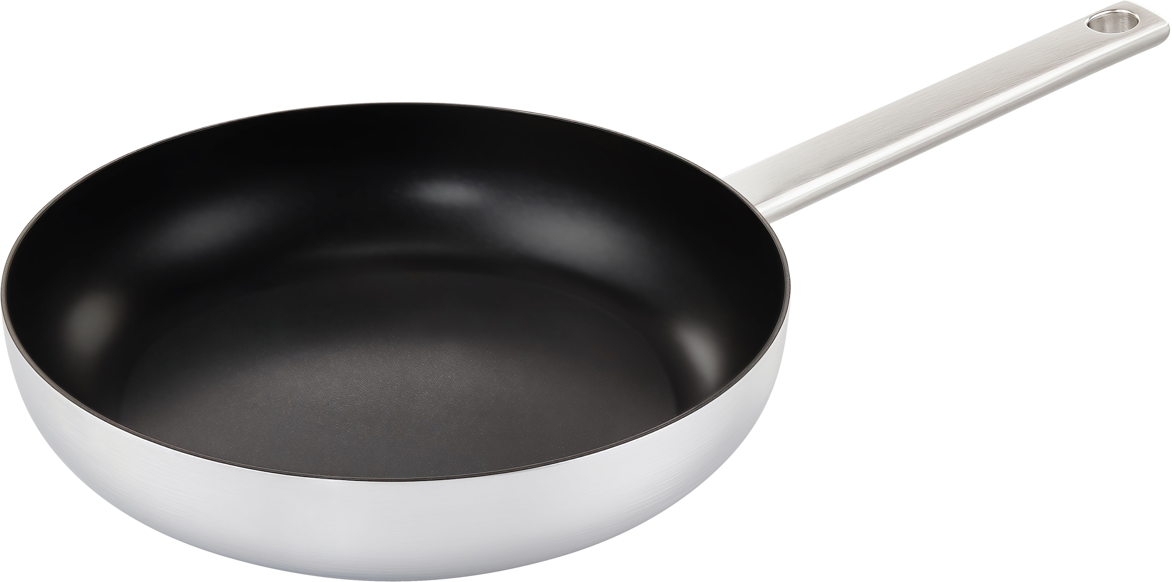 Hanseatic Pfannen-Set »PREMIUM«, Edelstahl, (Set, 3 tlg., 1x Pfanne 24 cm, 1x Servierpfanne 28 cm), mit Antihaftbeschichtung, für alle Herdarten, Induktion