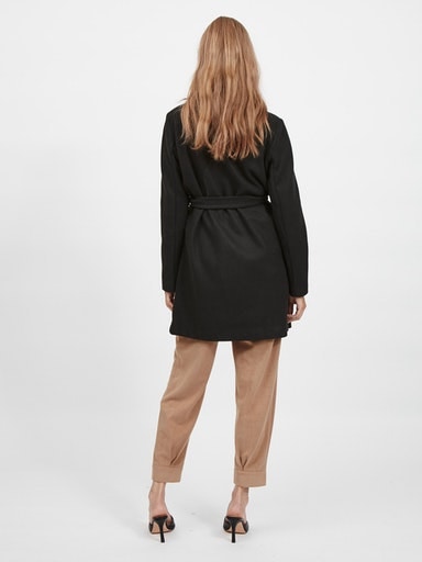 Vila Kurzmantel »VICOOLEY COLLAR BELT COAT - NOOS«