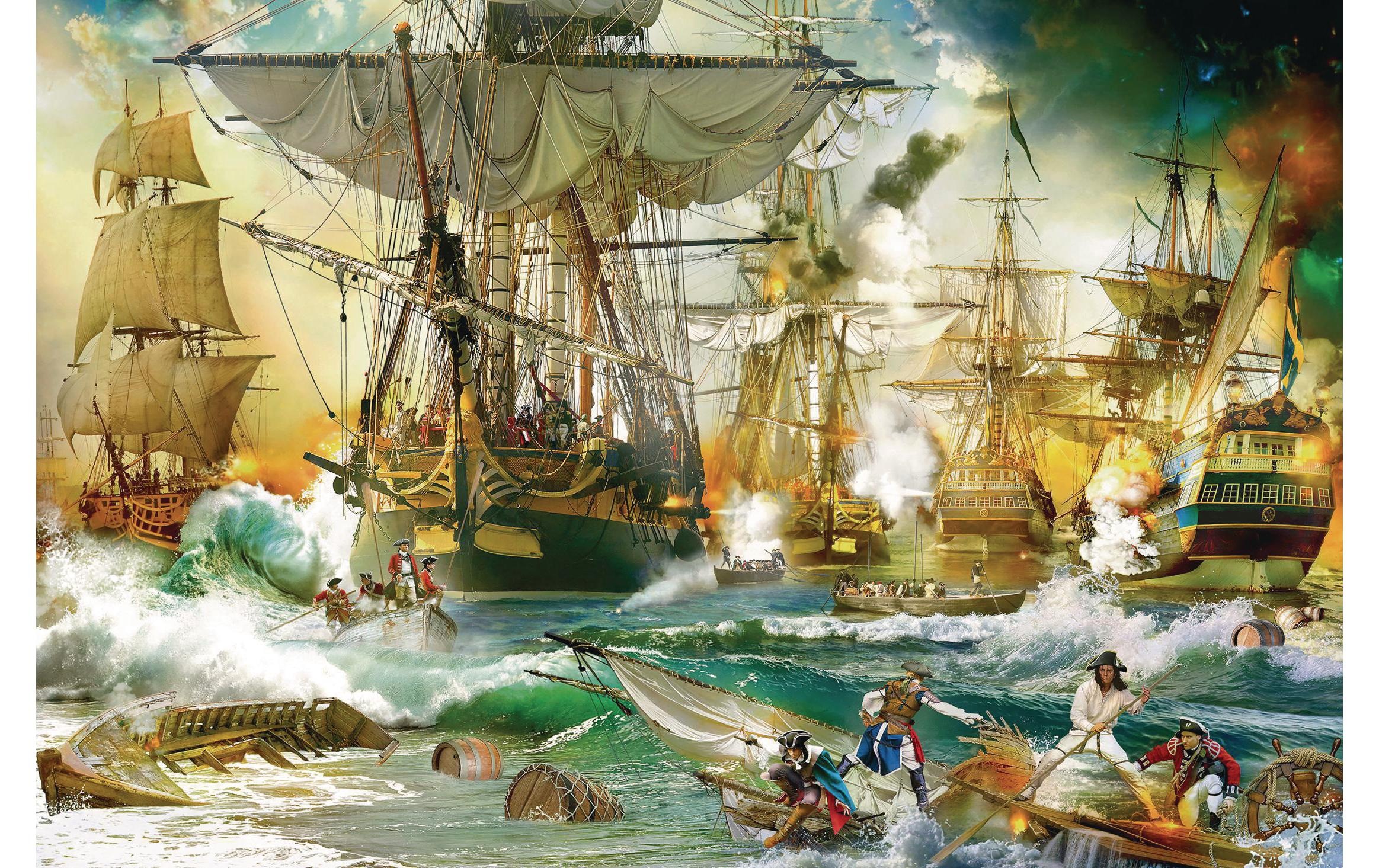 Ravensburger Puzzle »Schlacht auf hoher See«