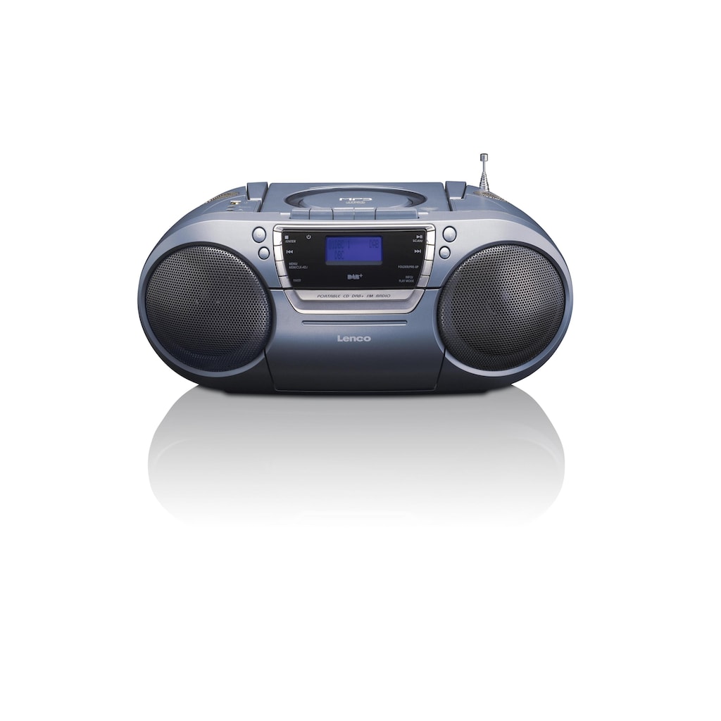 Lenco Digitalradio (DAB+) »SCD-680 Grau«, (CD Digitalradio (DAB+)-FM-Tuner)