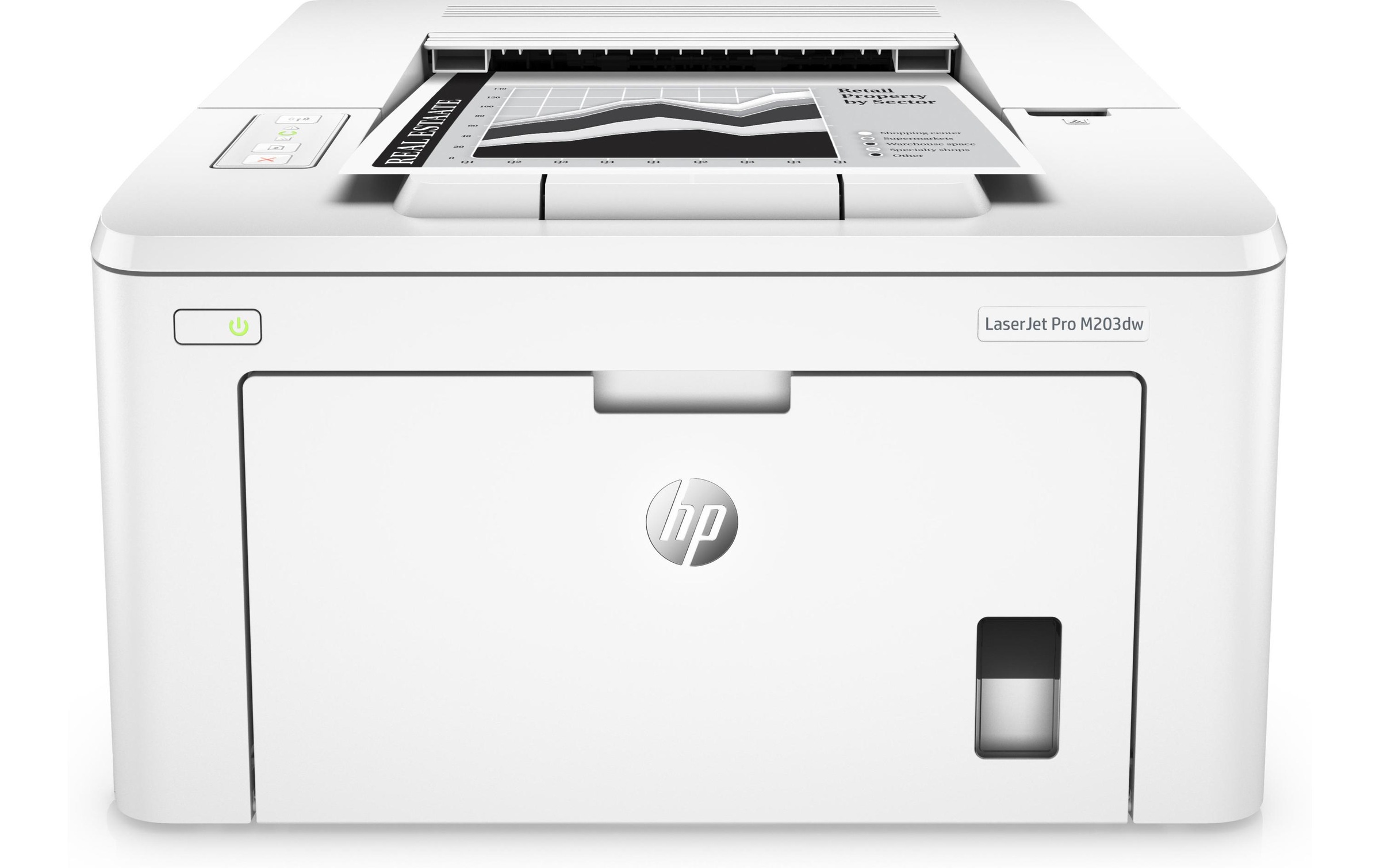 HP Schwarz-Weiss Laserdrucker »LaserJet Pro M203dw«