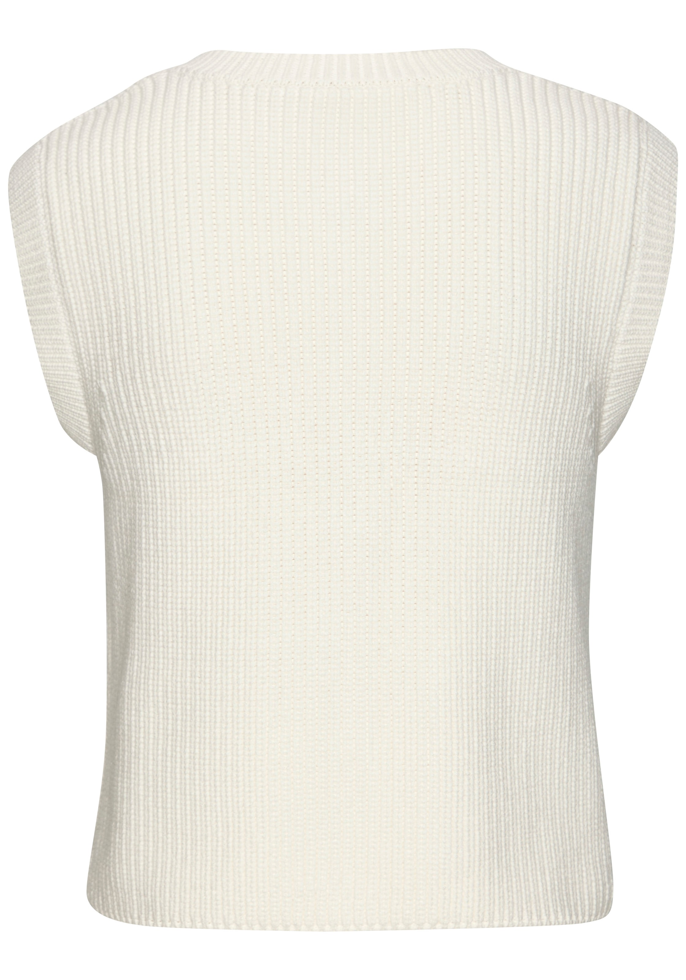 LASCANA Strickweste, mit Knopfleiste, ärmelloser Strickpullover, elegant, chic