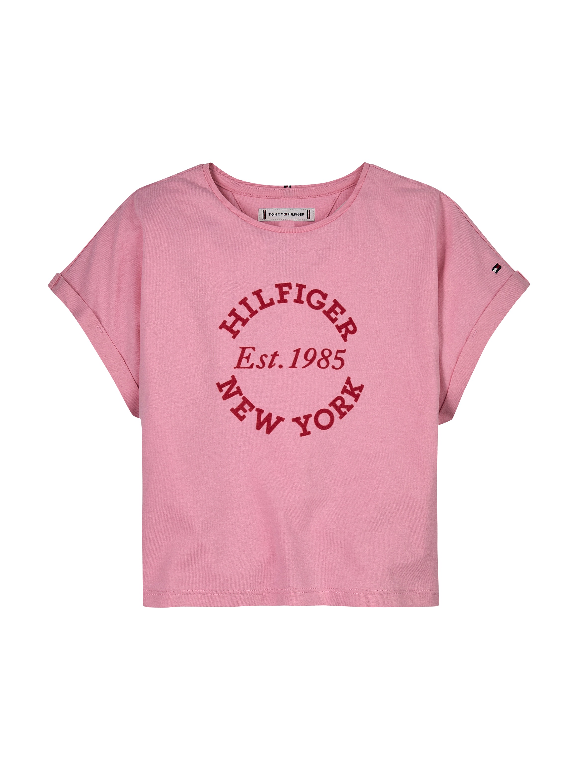 Tommy Hilfiger T-Shirt »HILFIGER NY REGULAR TEE SS«, mit Logodruck