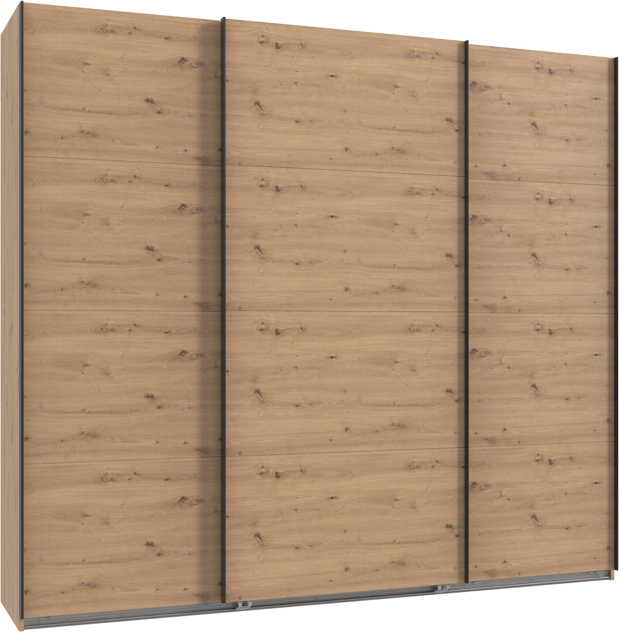 Wimex Kleiderschrank »Mugano, Made in Germany, Lieferung bis in Deine Etage und Stellort« wähle Deine Ausstattung: Basic oder Premium!, 3 Schwebetüren, grosse Grössen, mit oder ohne Spiegel, Metallgriffe