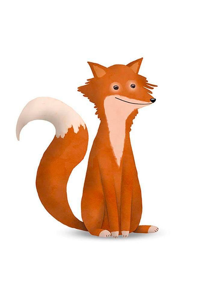 ❤ Komar Poster »Cute Animal Fox«, Tiere, (Packung, 1 St.), Kinderzimmer,  Schlafzimmer, Wohnzimmer bestellen im Jelmoli-Online Shop