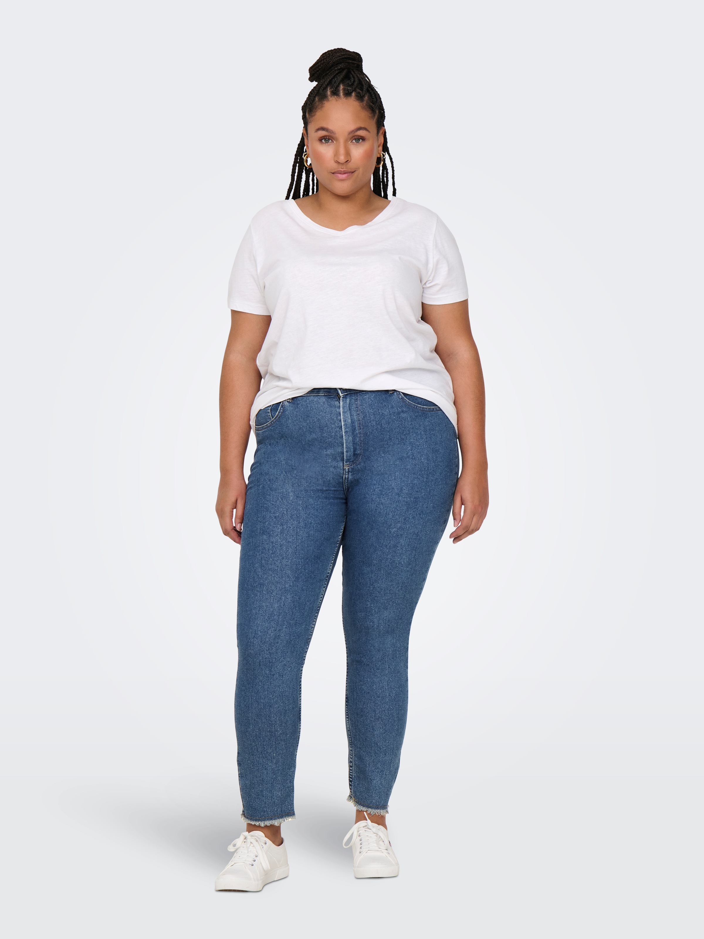 ONLY CARMAKOMA Skinny-fit-Jeans »CARHUSH MID SKINNY AK RW DNM AKM186«
