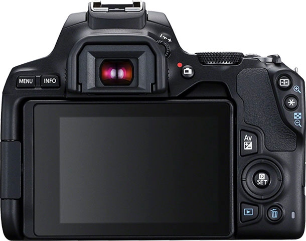Canon Spiegelreflexkamera »EOS 250D«, EF-S 18-55mm f/4-5.6 IS STM, 24,1 MP, 3 fachx opt. Zoom, WLAN-Bluetooth
