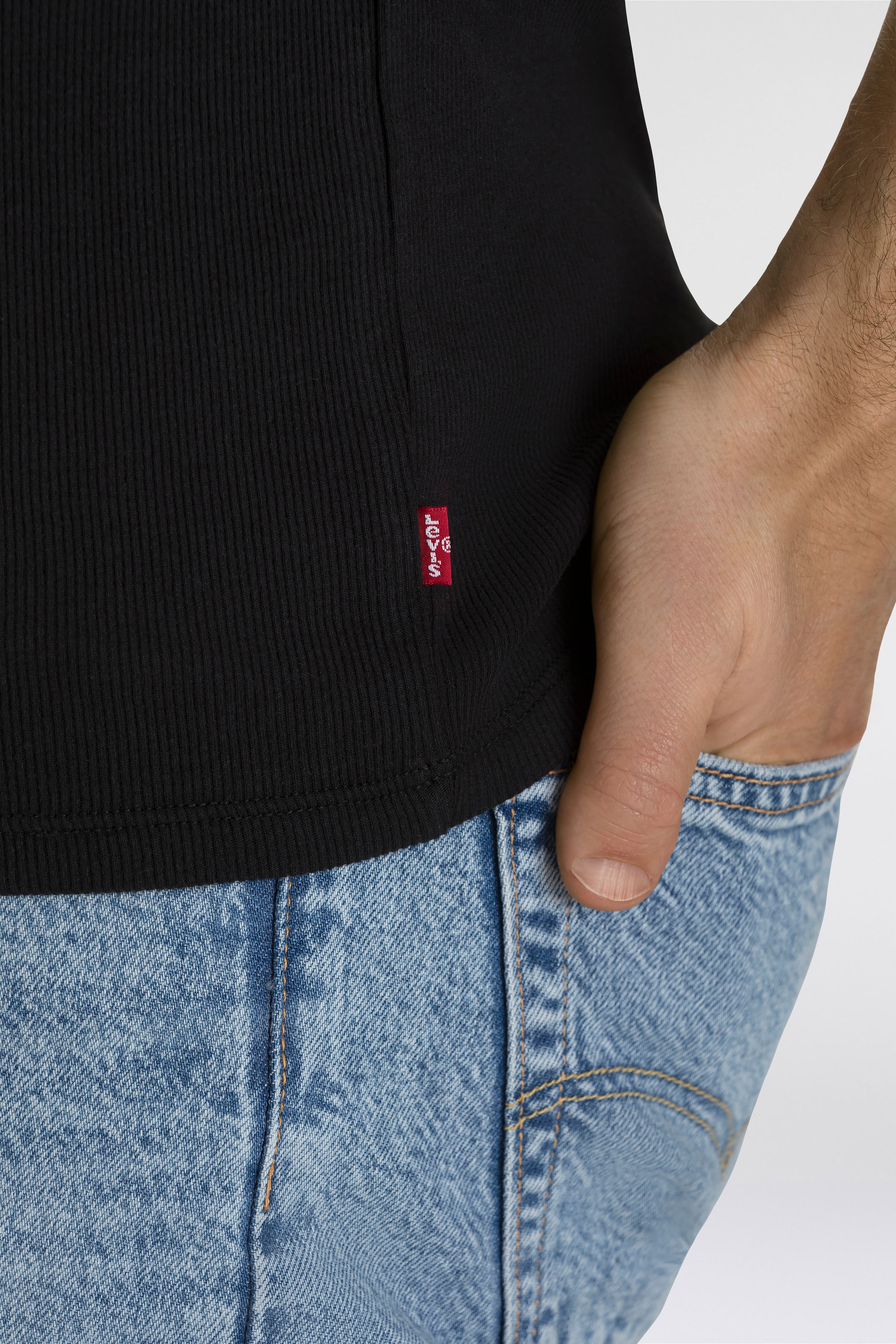 Levi's® Ripptanktop »Pride Rib Tank - 2 Pack«, (Packung, 2 tlg., 2er), in Schwarz und Weiss