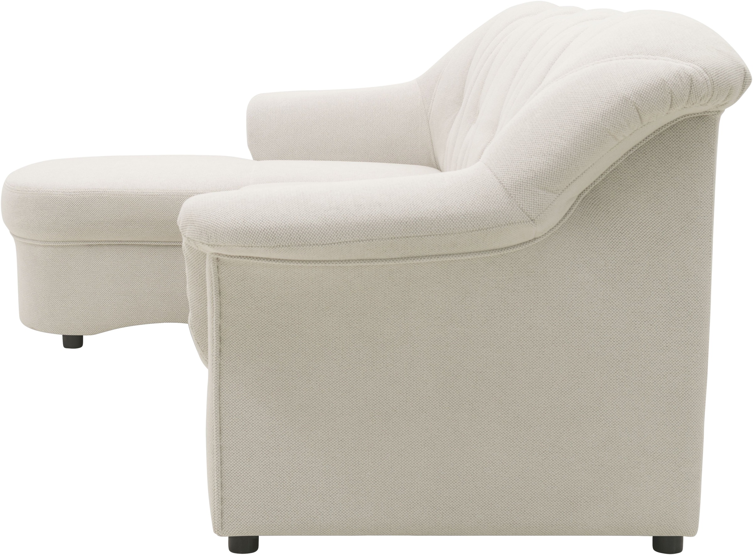 DOMO collection Ecksofa »Flores Schlafsofa, B/T/H: 233/142/86 cm, L-Form«, wahlweise mit Bettfunktion, wahlweise mit Federkern, auch in Leder