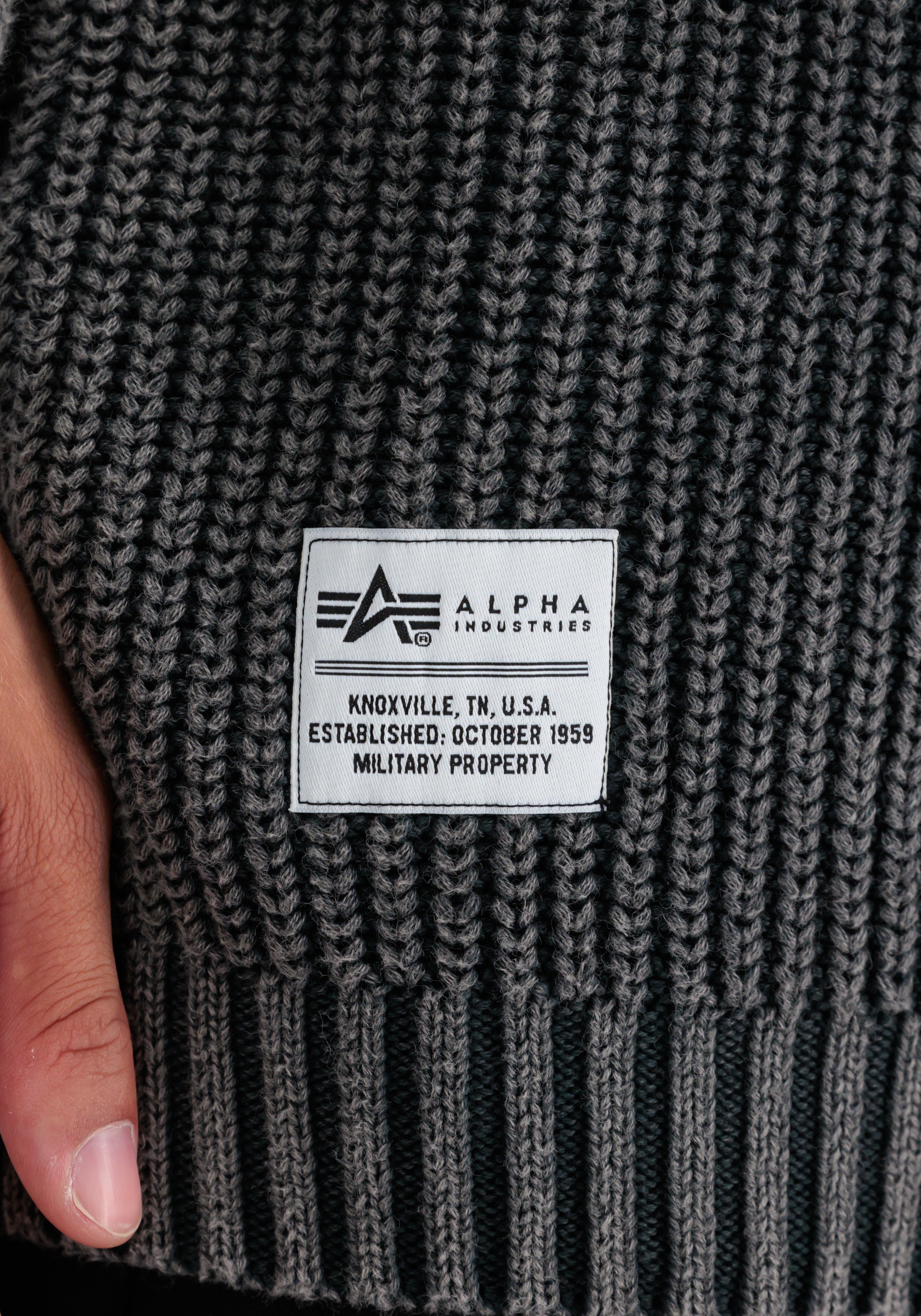 Alpha Industries Sweater »Alpha Industries Men - Knitwear Acid Pullover«
