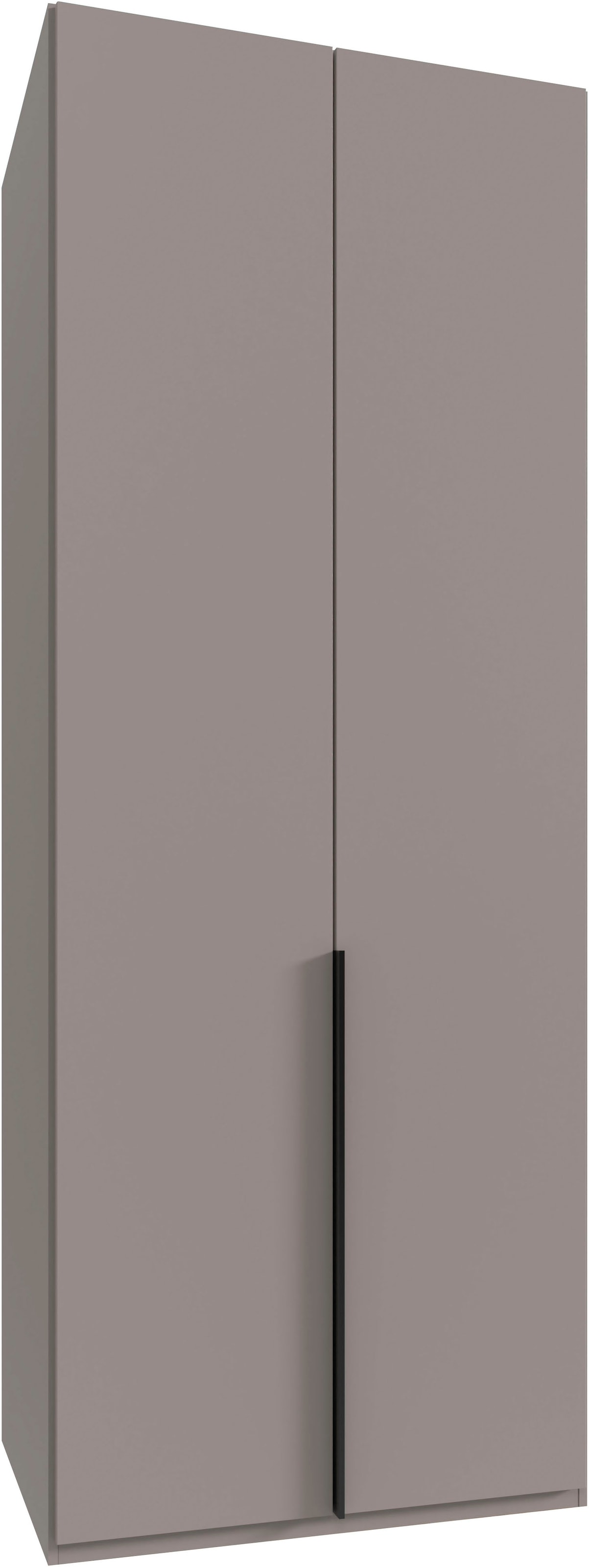 Wimex Kleiderschrank »Mugano,in 5 Breiten,2 Höhen,2 Tiefen, viele Farben, Made in Germany« in Basic oder Premium Ausstattung, mit langen Griffen aus Metall, mit oder ohne Spiegel