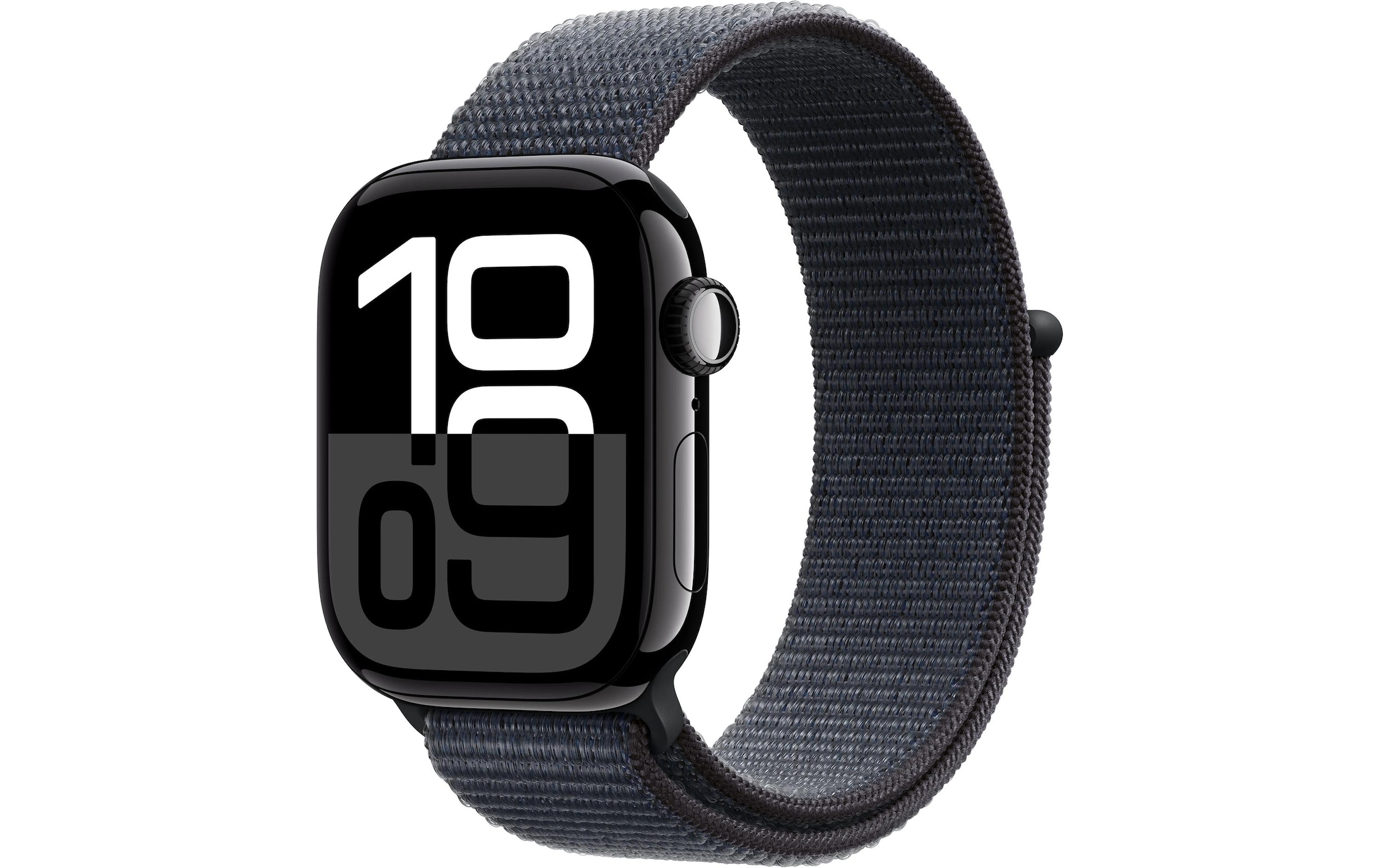 Apple Watch Series 10 Aluminium, 42 mm, GPS, Sport Loop, Diamantschwarz