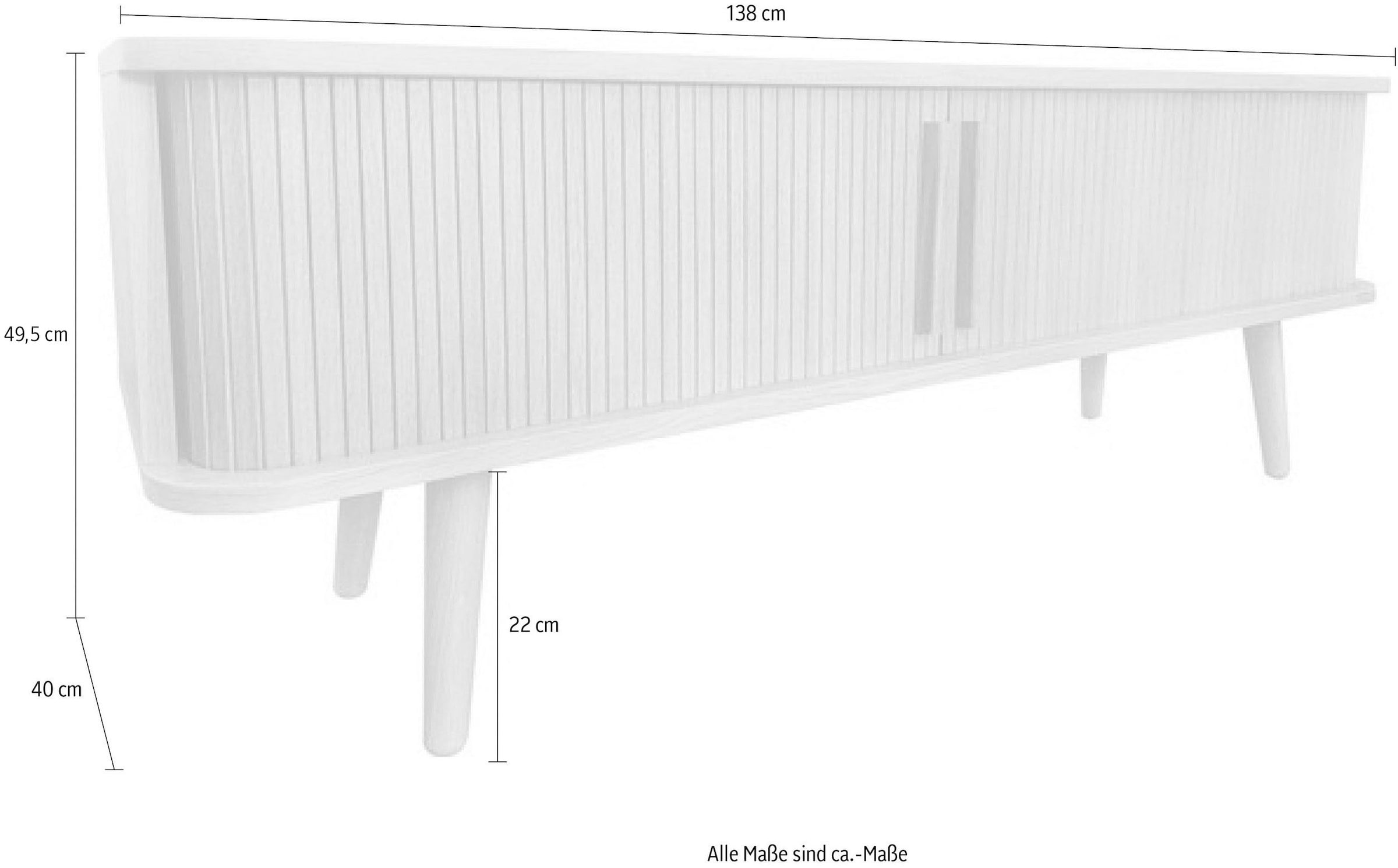 Woodman TV-Board »Rove«, besonderes Design, in zwei Breiten, mit Eichenholzfurnier, FSC®