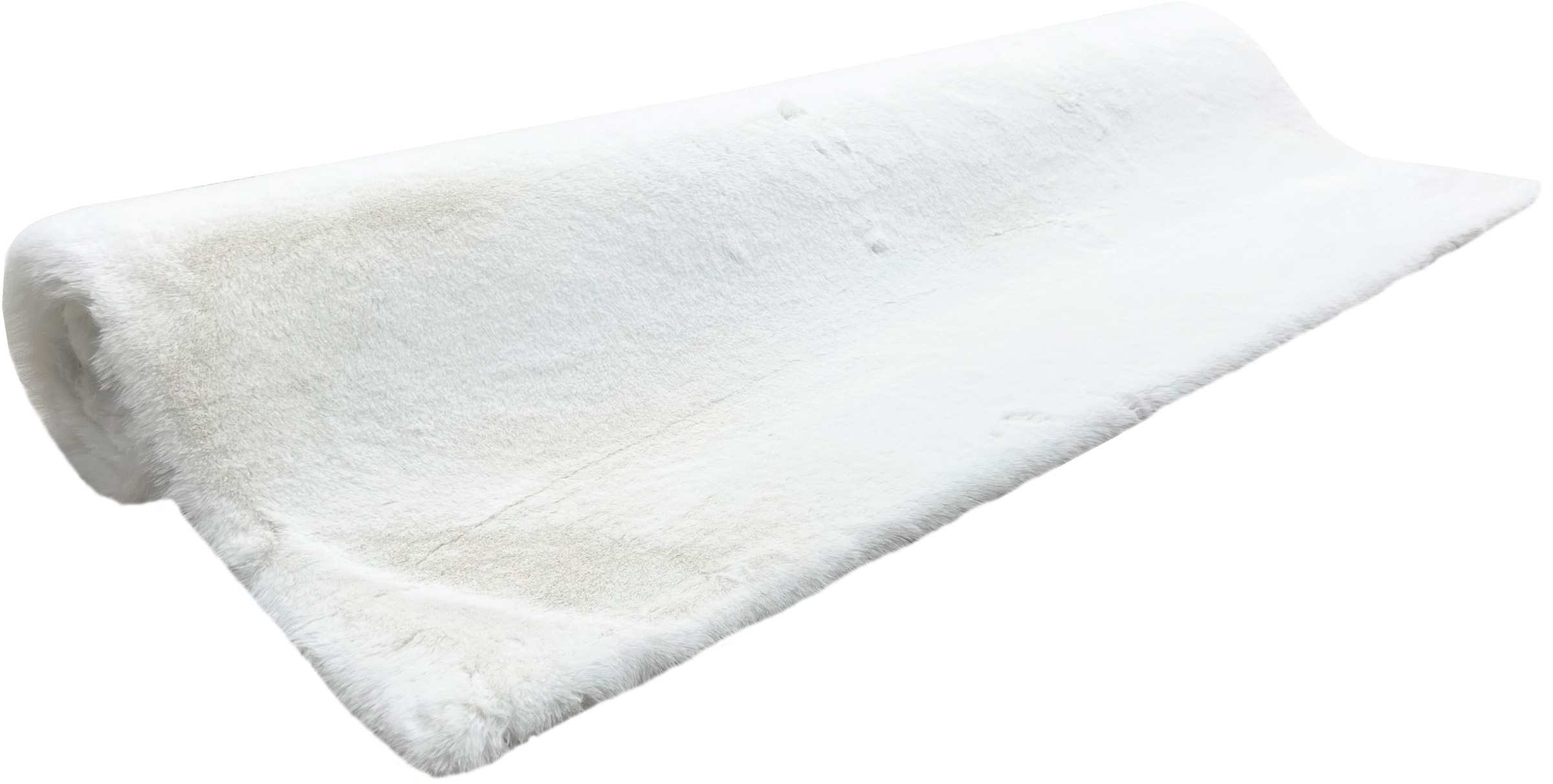 my home Fellteppich »Rabbit, Kunstfell, Kaninchenfell-Haptik, Microfaser,«, rechteckig, 42 mm Höhe, besonders hoch und flauschig, Wohnzimmer, Schlafzimmer, Kinderzimmer