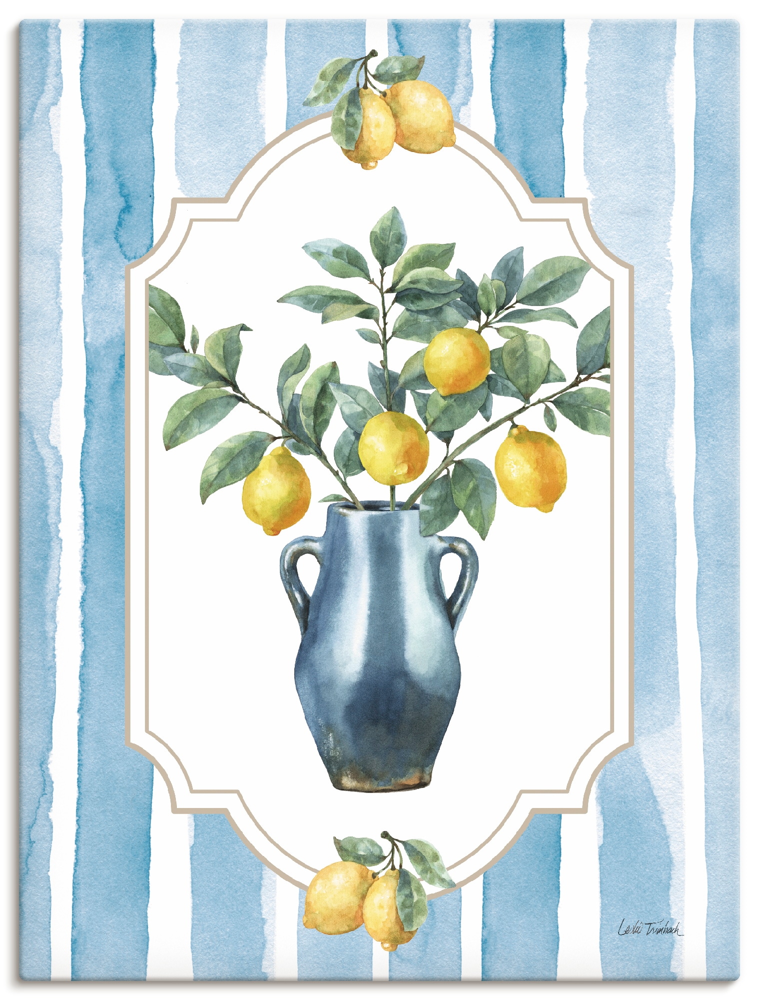 Artland Wandbild "Le Citron I" Arrangements 1 Stk. tlg. als Alubild, Leinwandbild, Poster, Wandaufkleber in verschied. Grössen