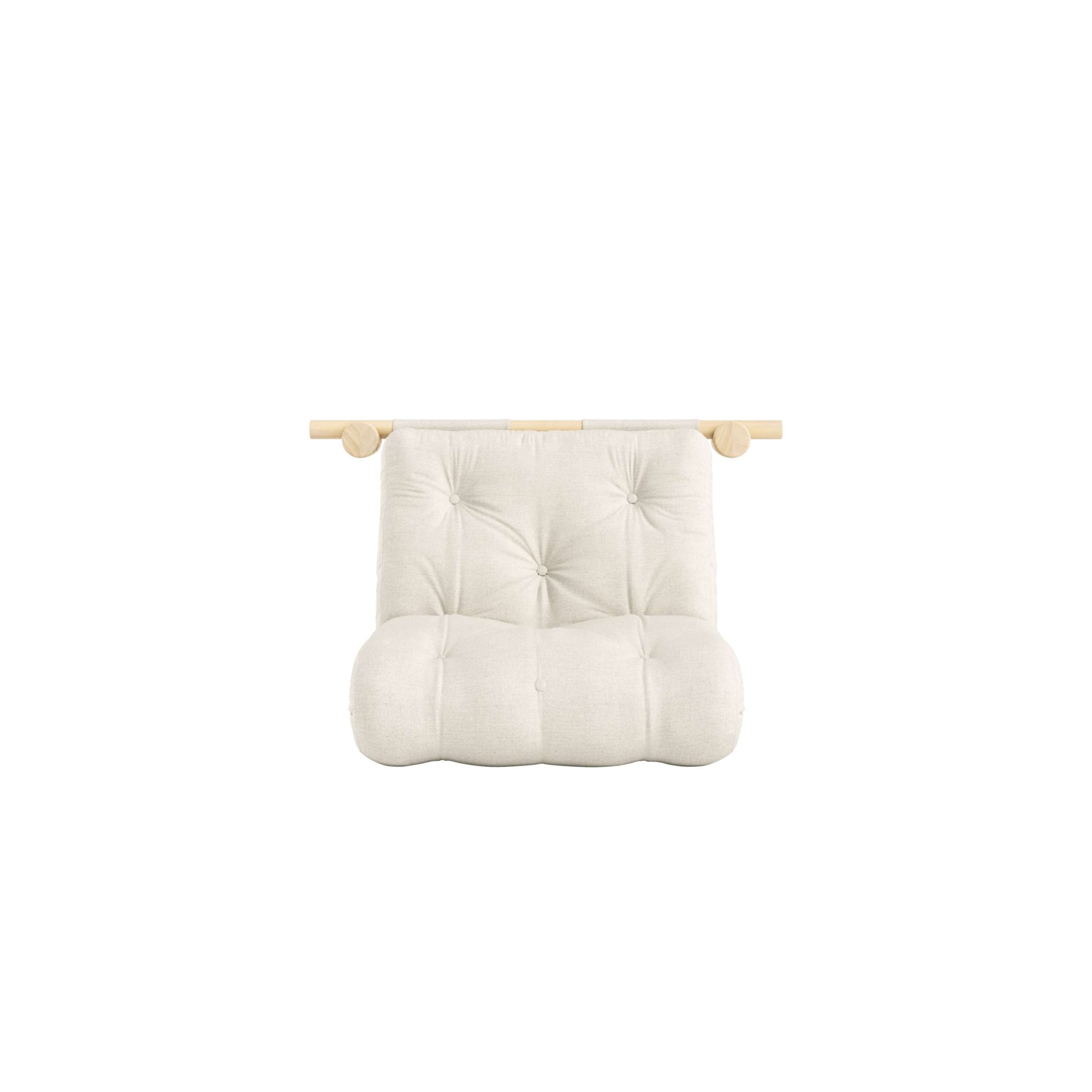 Karup Design Schlafsofa »Hooked Sofa Bed / Sleeper Chair – Sitz- oder Schlafplatz, platzsparend«, Futonmatratze inkl. Halterungsset aus FSC®-zertifiziertem Massivholz