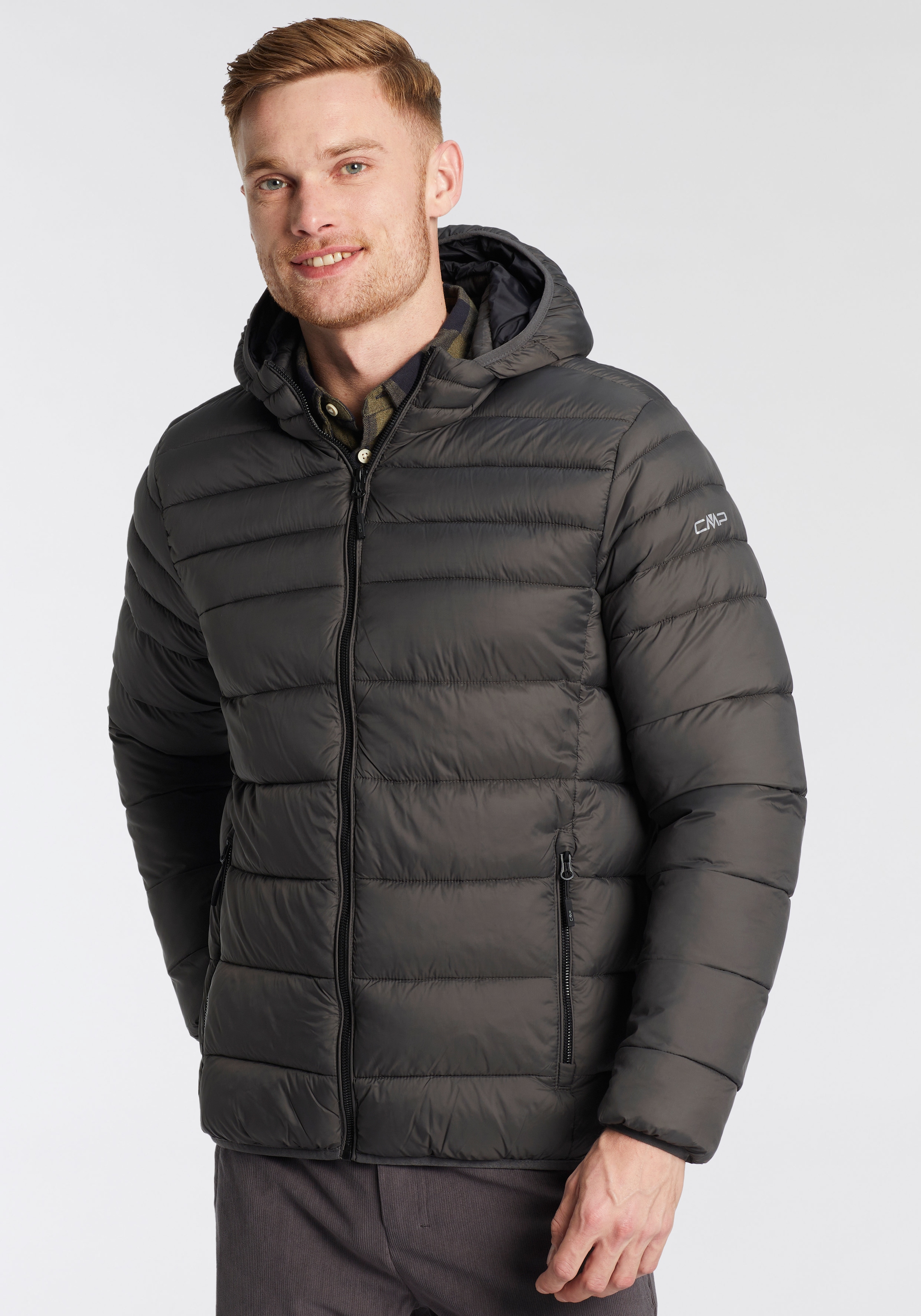 CMP Steppjacke »MAN JACKET FIX HOOD«, mit Kapuze