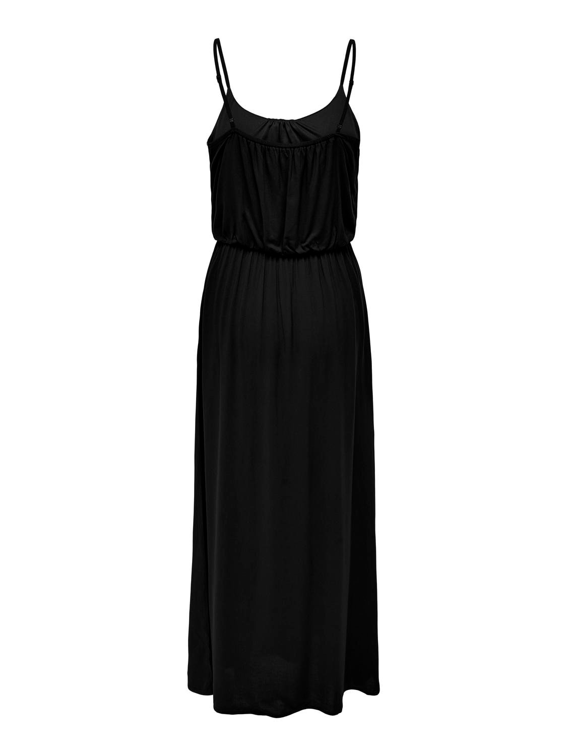 ONLY Maxikleid »ONLNOVA LIFE VIS STRAP MAXI DRESS SOLID«