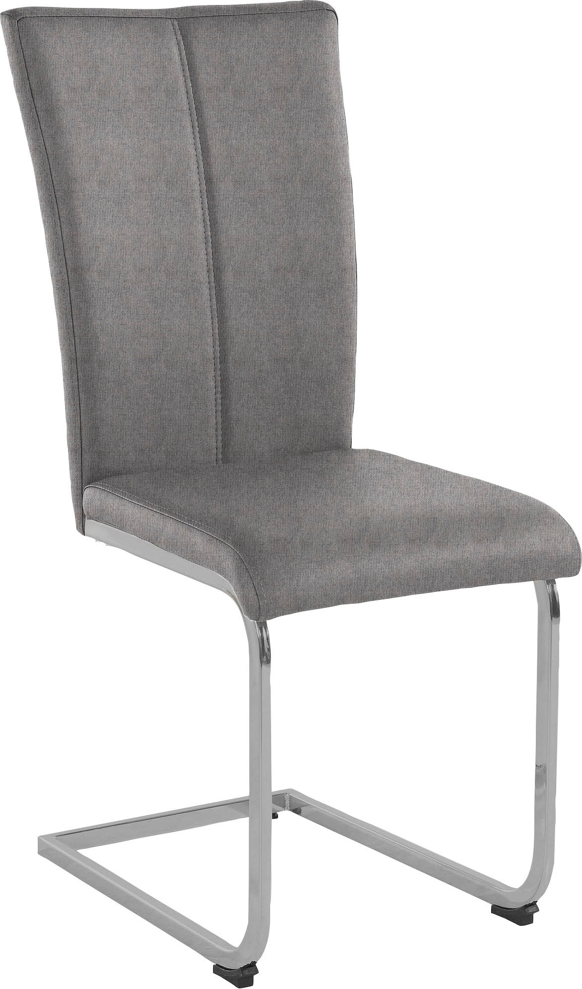 Home affaire Freischwinger »Alex«, (Set), 2 St., Struktur 2, Stuhl belastbar bis 120 Kg, Gestell im Chrom-Look