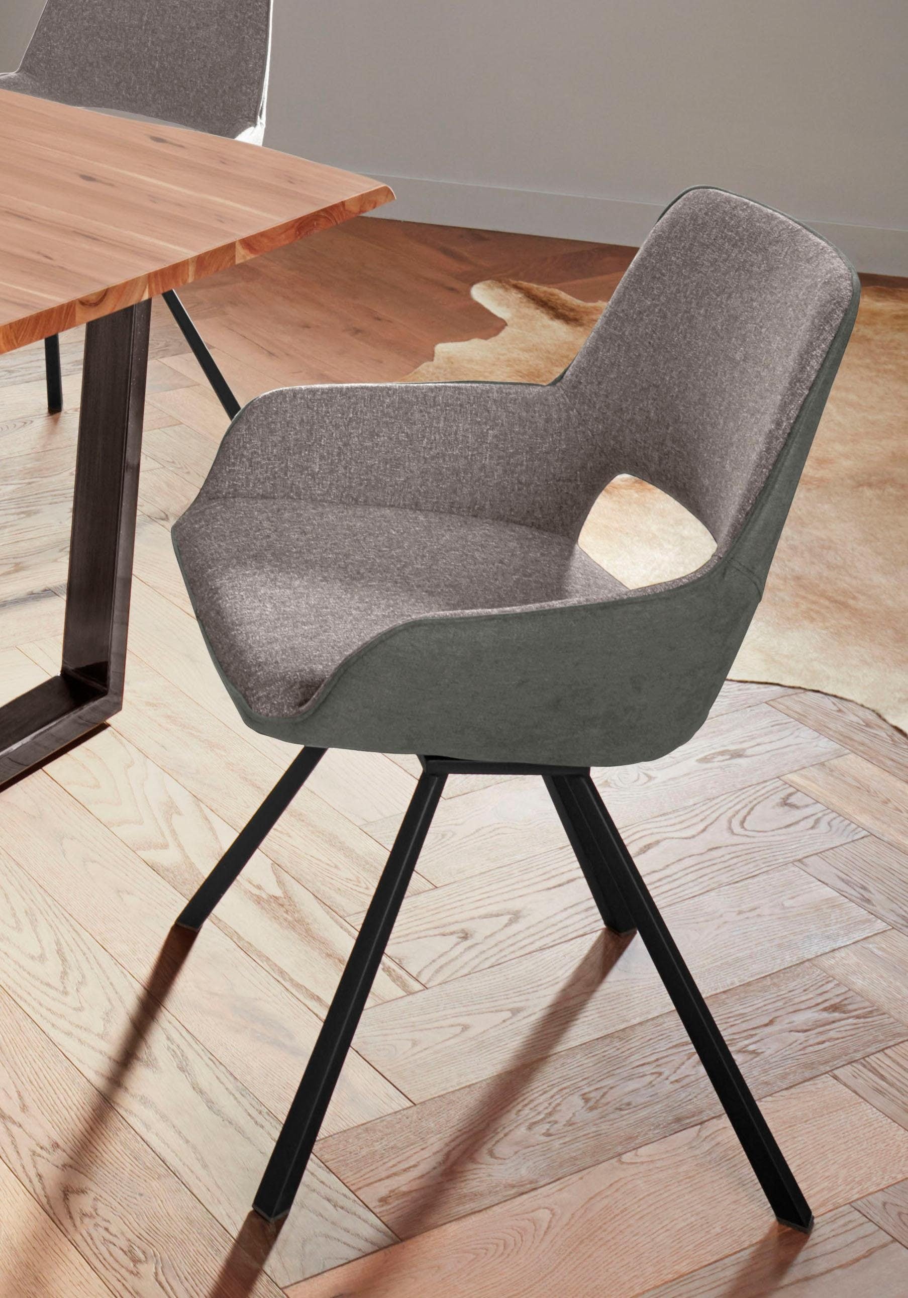 MCA furniture 4-Fussstuhl »Parana«, (Set), 2 St., Stuhl belastbar bis 120 Kg