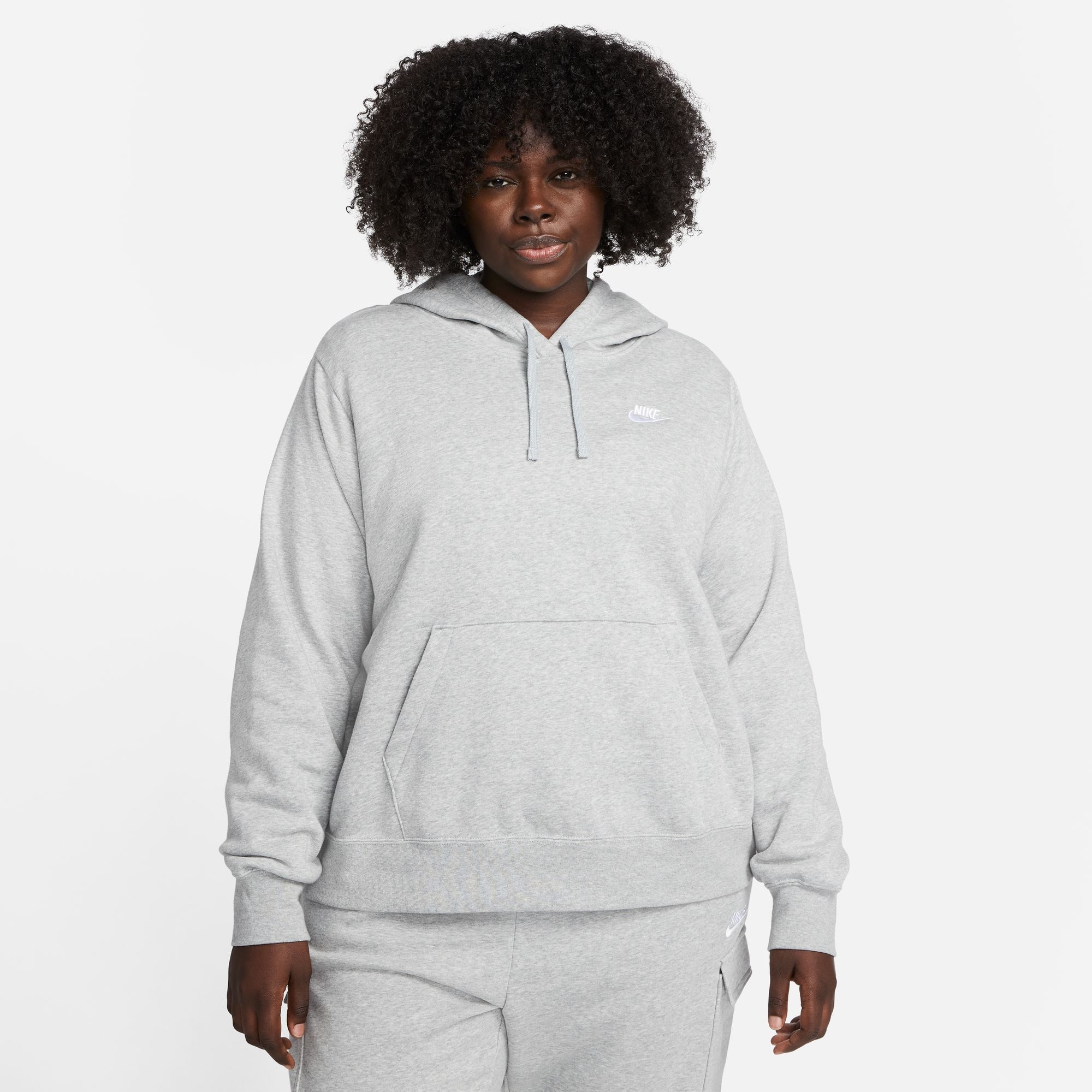 Nike Sportswear Kapuzensweatshirt »CLUB FLEECE WOMEN'S PULLOVER HOODIE (PLUS SIZE)«