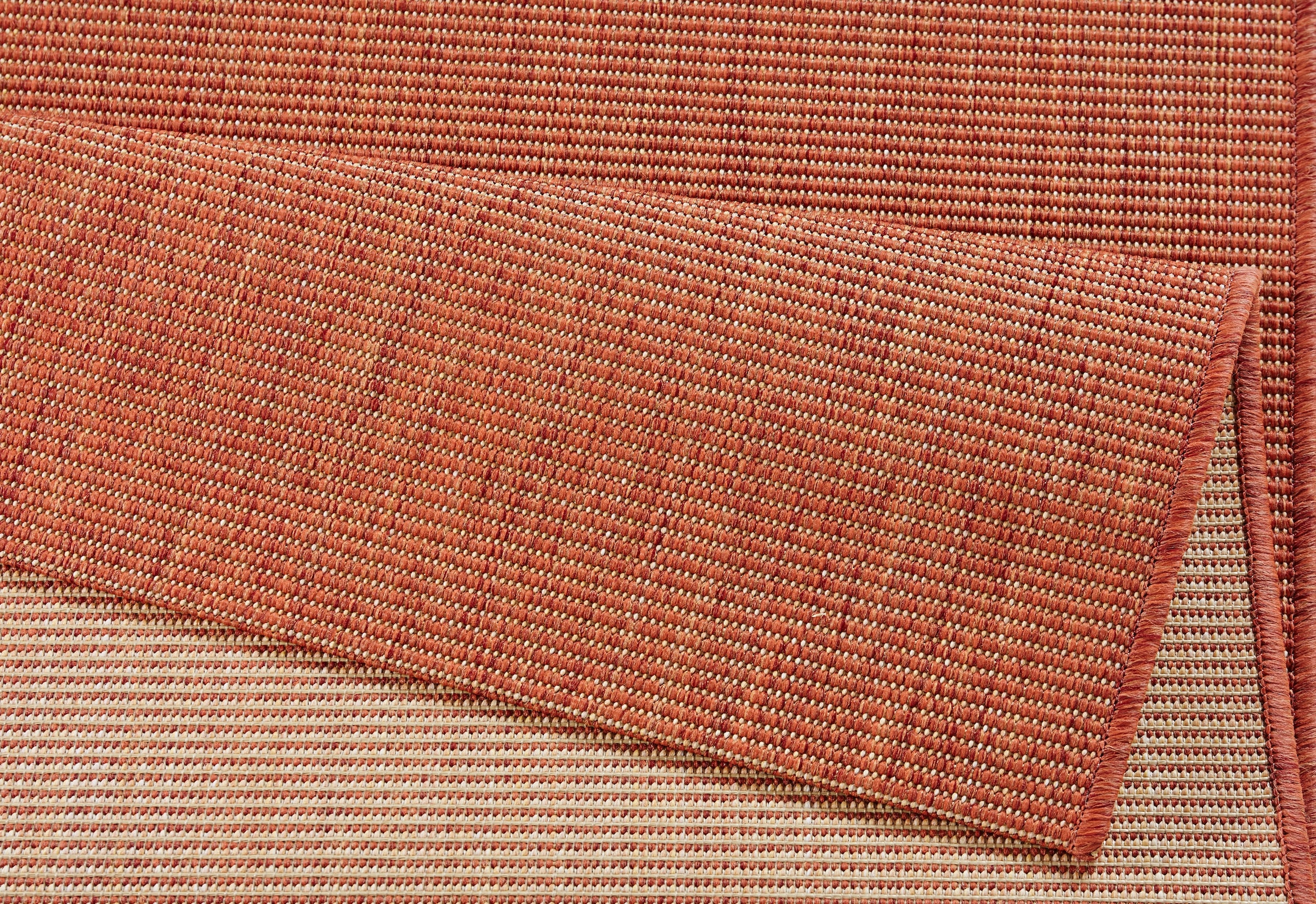 NORTHRUGS Teppich »Match«, rechteckig, 8 mm Höhe, In-& Outdoor, Kurzflor, Läufer, Modern, Unifarben, Wohnzimmer, Balkon
